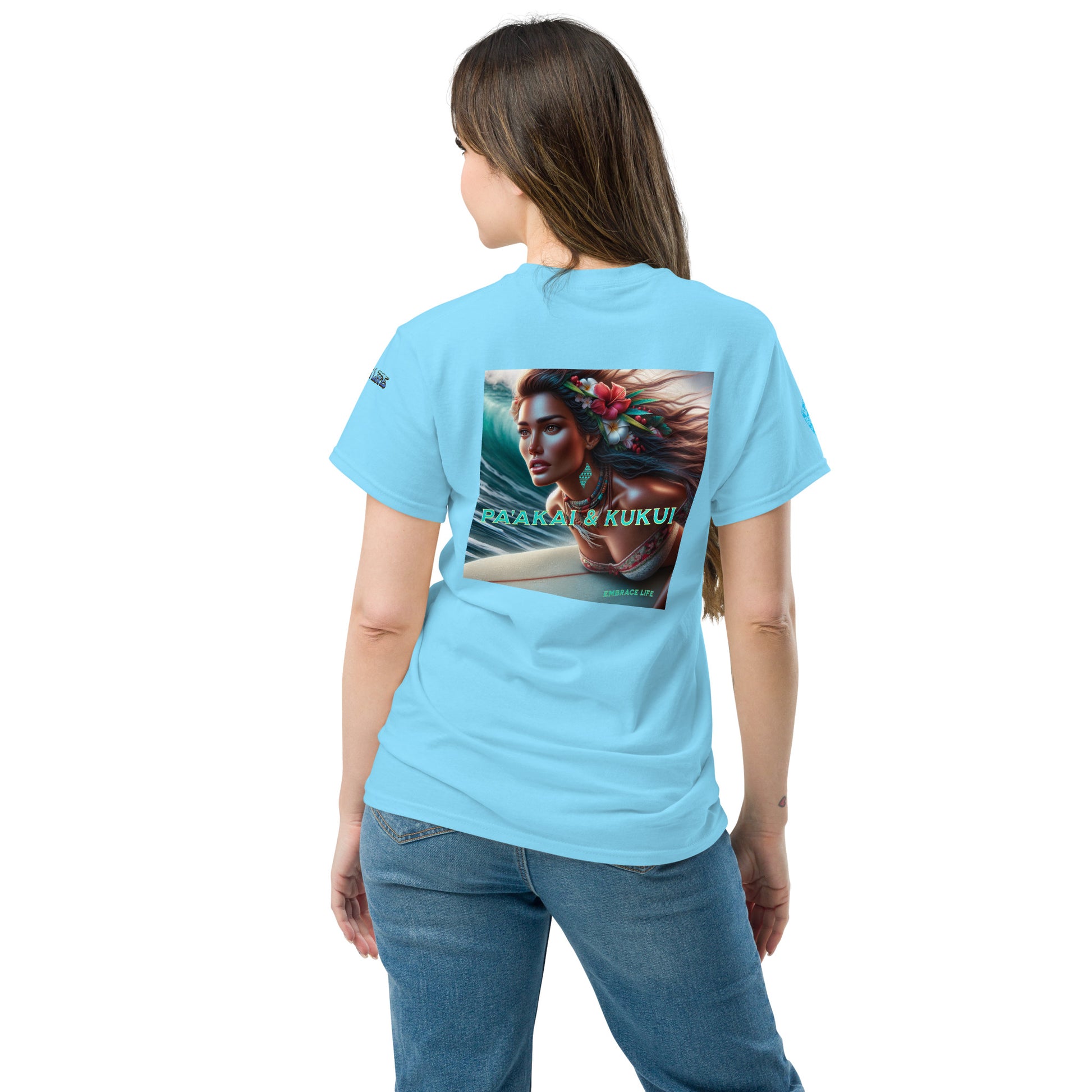 Hawaiian Surfer Chic tee T-shirt Pa'akai & Kukui