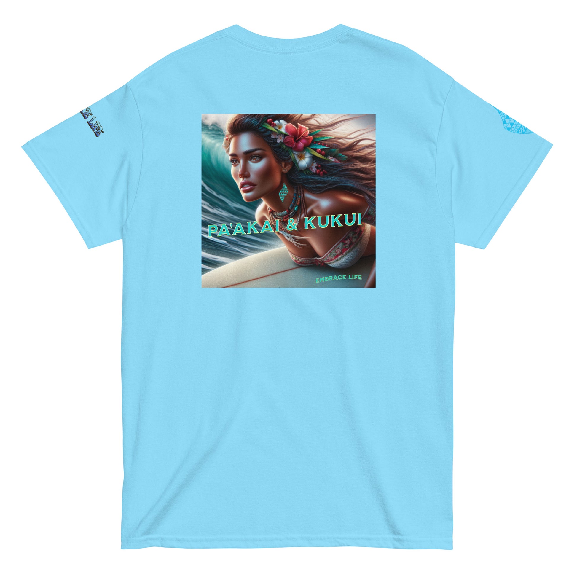 Hawaiian Surfer Chic tee T-shirt Pa'akai & Kukui
