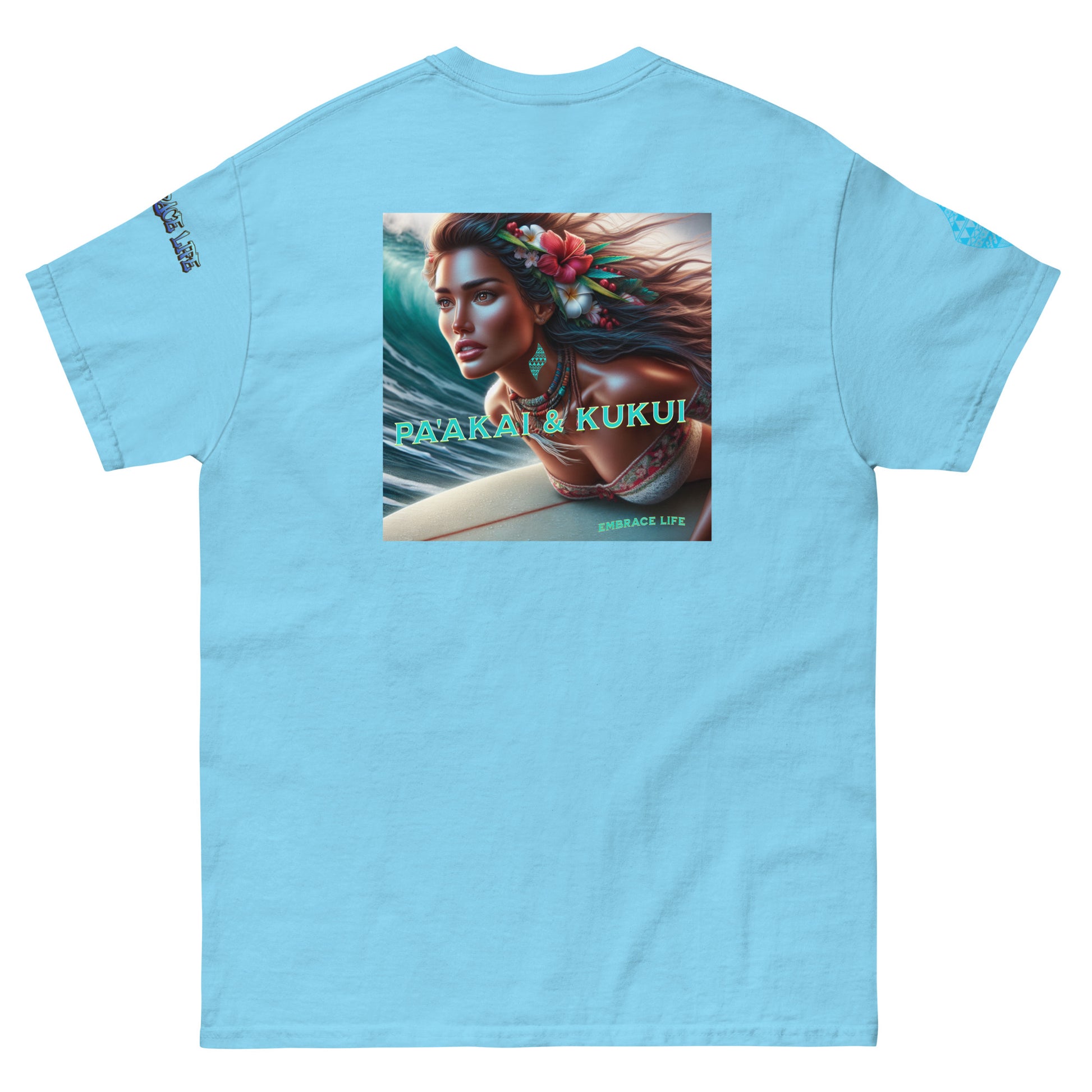 Hawaiian Surfer Chic tee T-shirt Pa'akai & Kukui