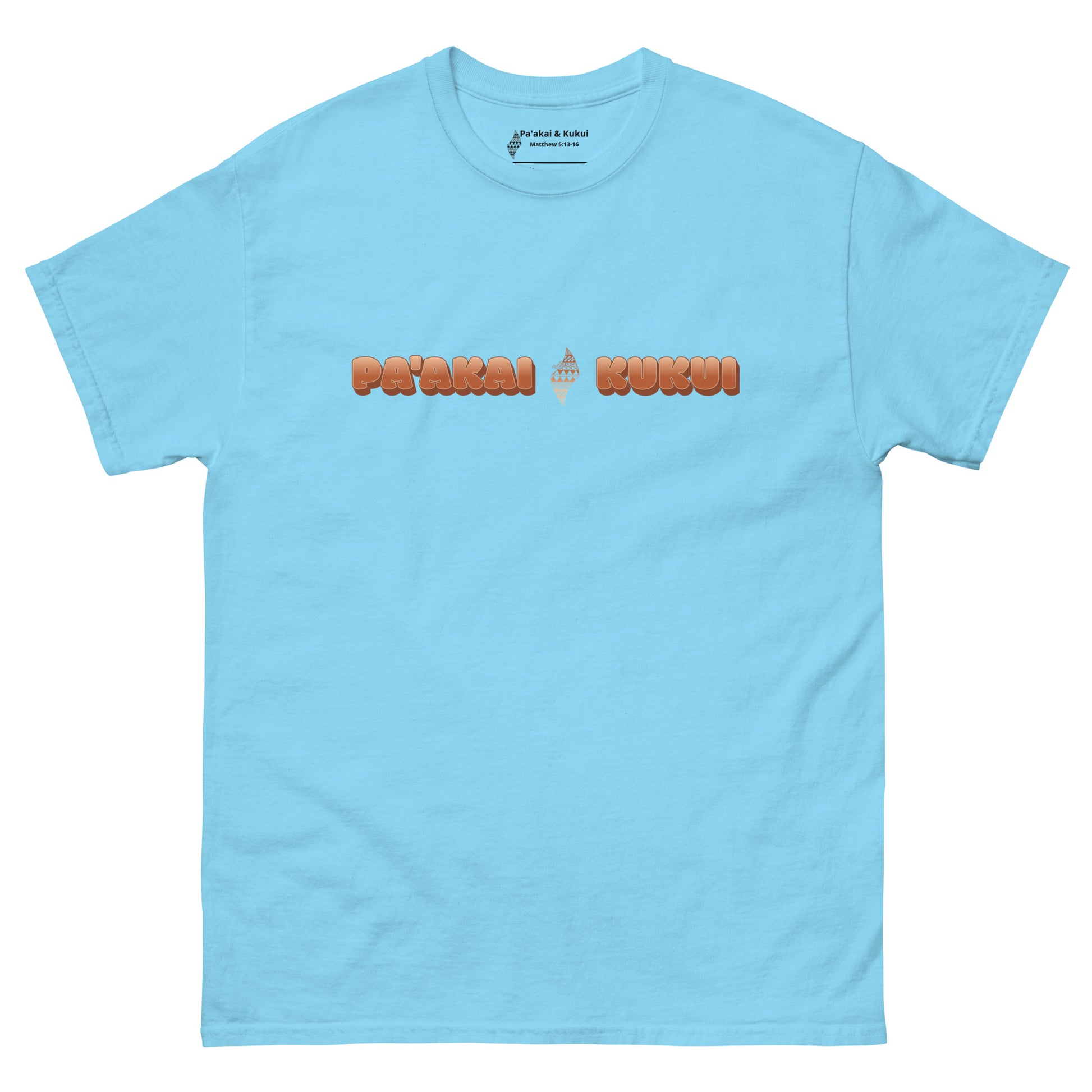 Paʻakai & Kukui Hawaiian Streetwear Tee — Unisex Classic Fit T-shirt Pa'akai & Kukui Sky S
