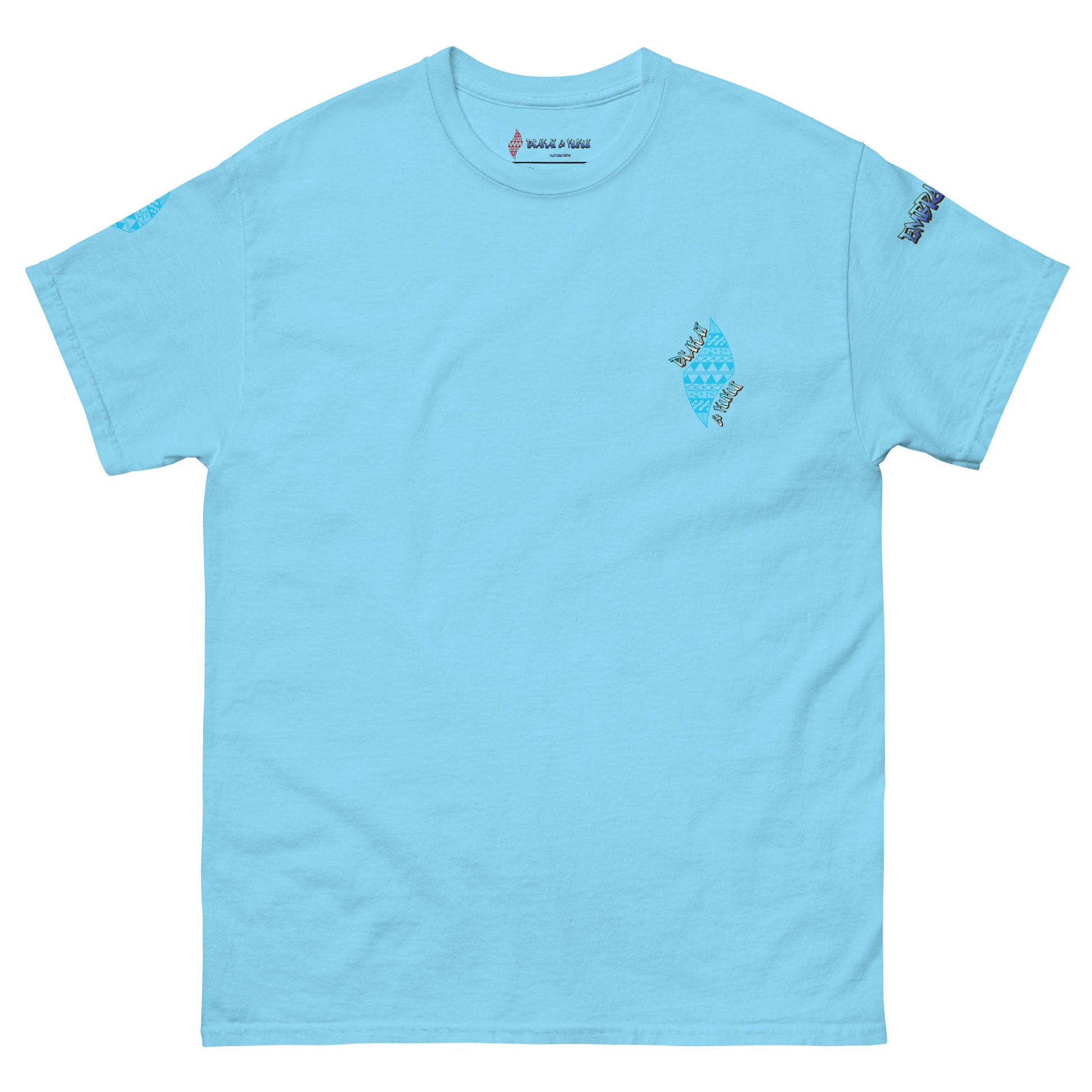 Hawaiian Surfer Chic tee T-shirt Pa'akai & Kukui Sky S