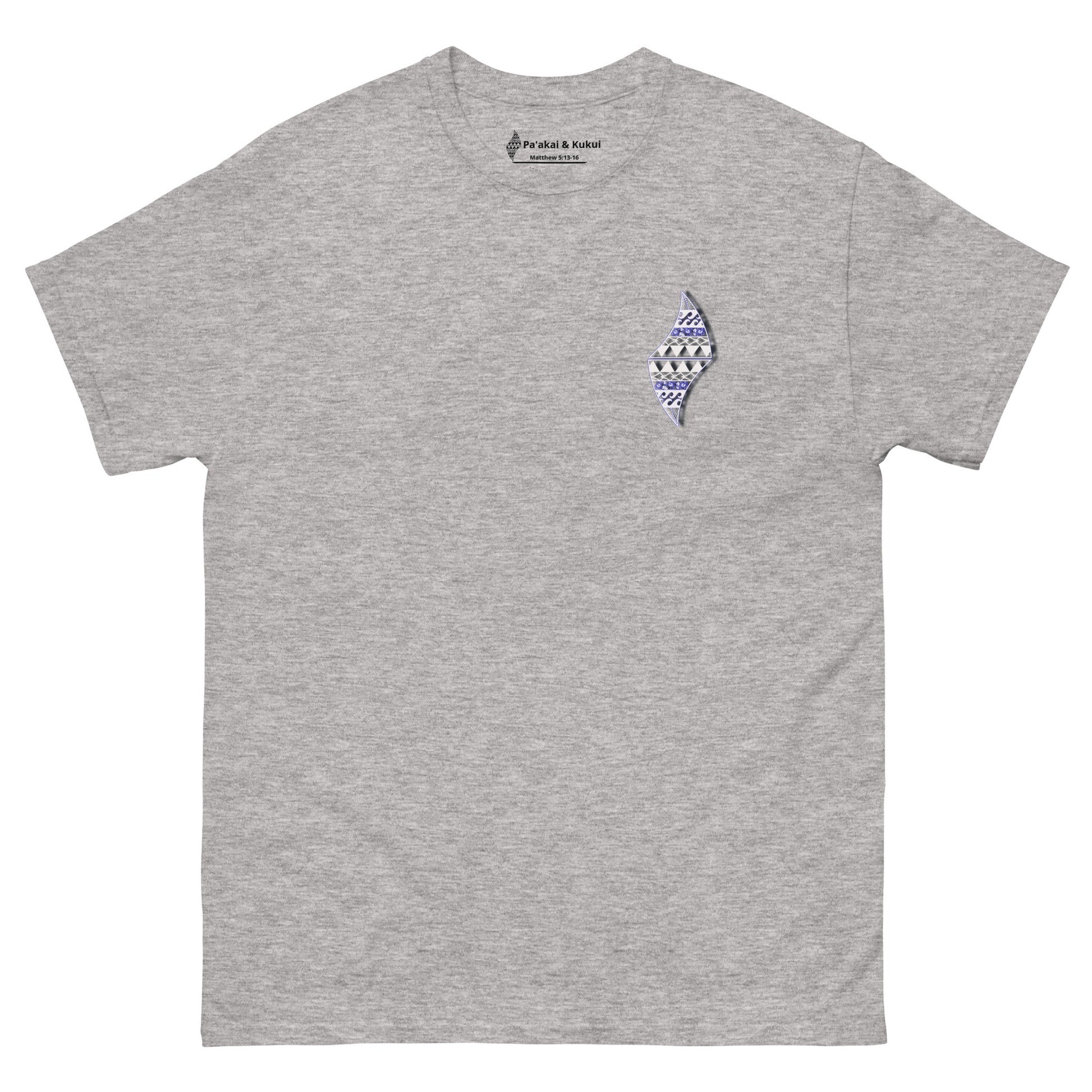 Pa'akai bubble font tee T-shirt Pa'akai & Kukui Sport Grey S