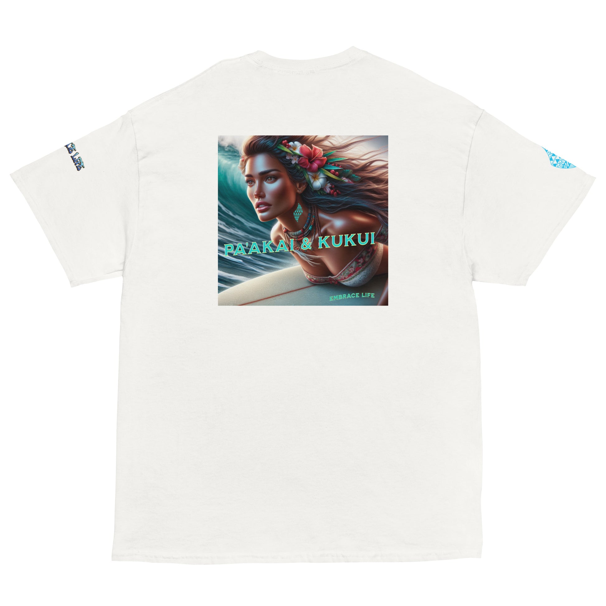 Hawaiian Surfer Chic tee T-shirt Pa'akai & Kukui