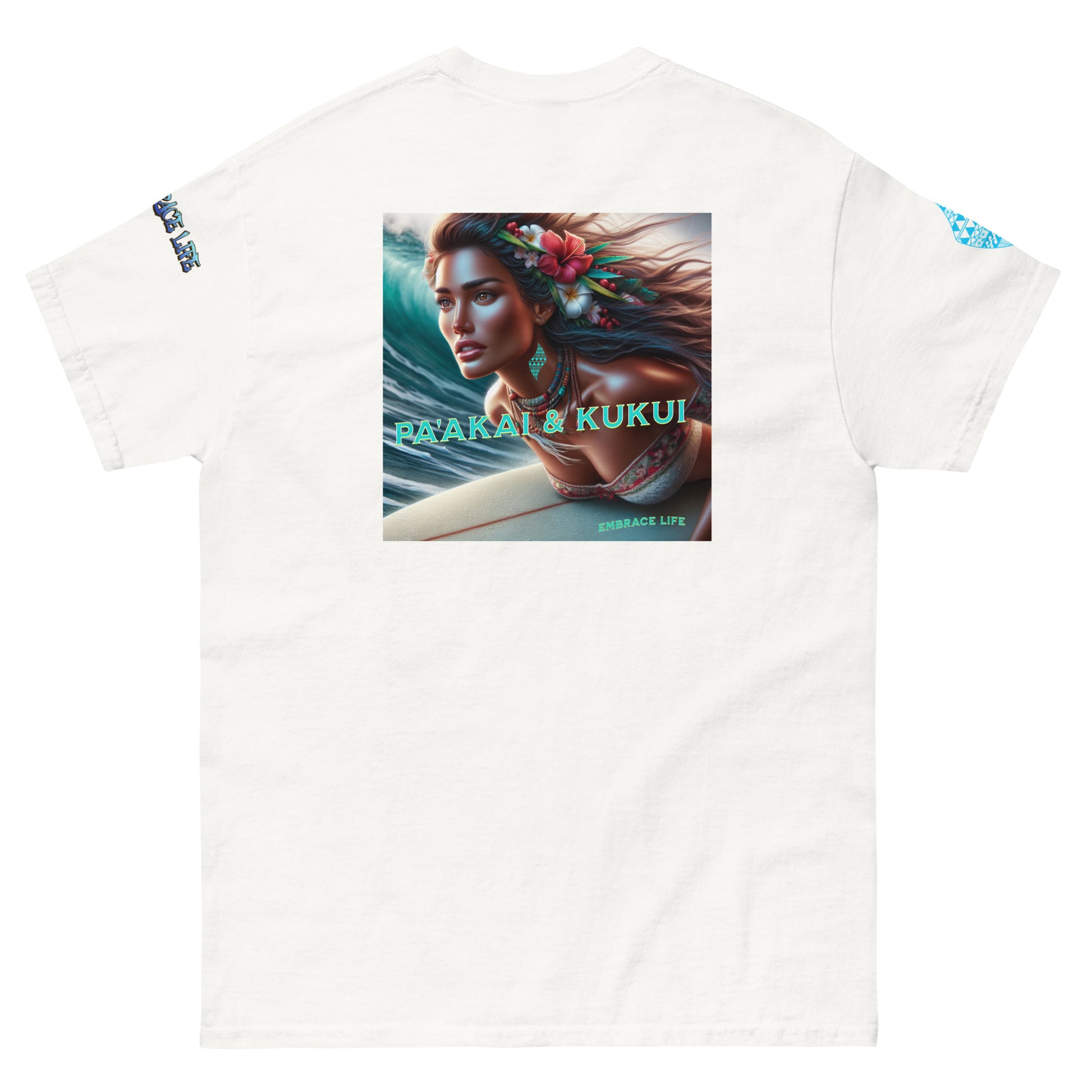 Hawaiian Surfer Chic tee T-shirt Pa'akai & Kukui