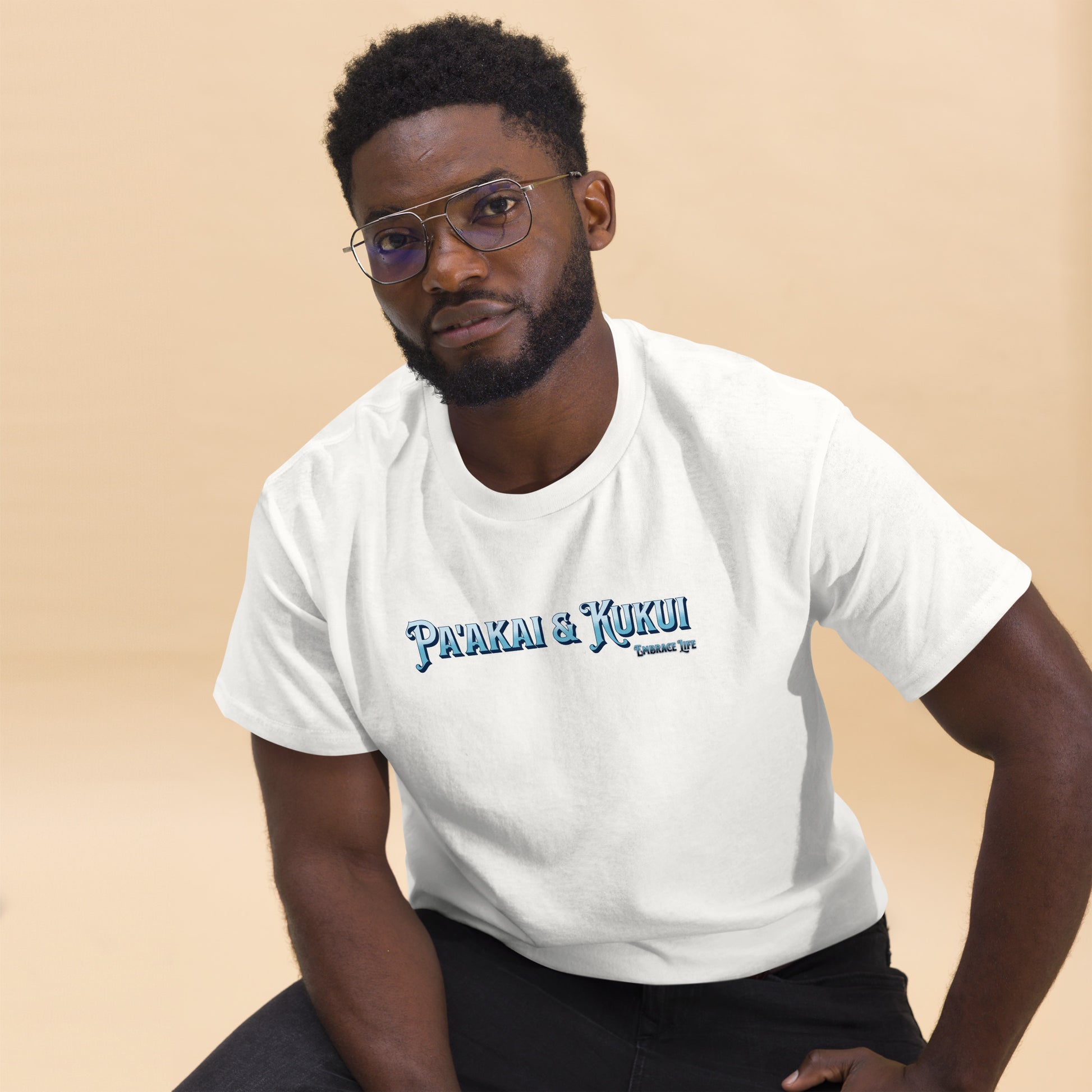 Pa'akai & Kukui Font logo T-shirt Pa'akai & Kukui White S