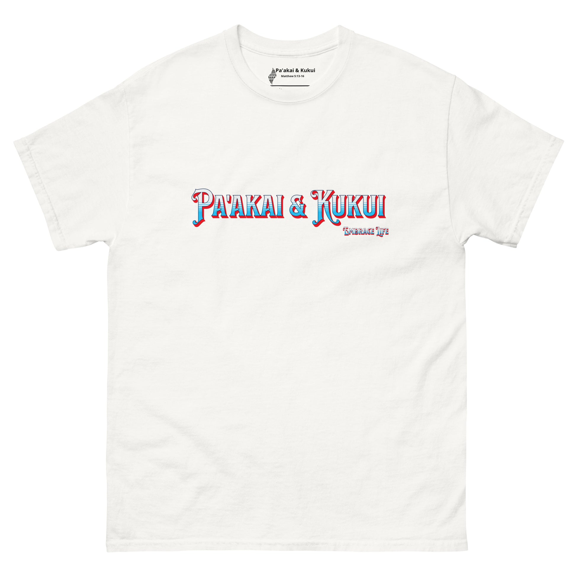 Pa'akai & Kukui Tee T-shirt Pa'akai & Kukui White S