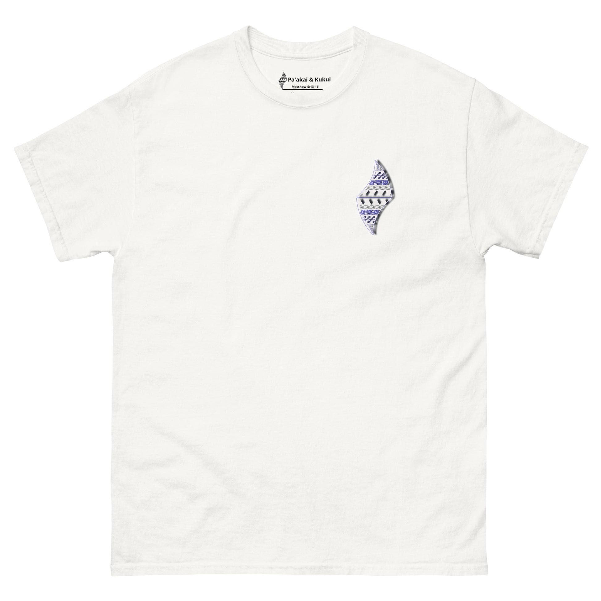 Pa'akai bubble font tee T-shirt Pa'akai & Kukui White S