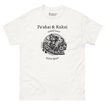 Tribal Surfer Chic Hawaiian T-Shirt — Polynesian Streetwear Graphic Tee T-shirt Pa'akai & Kukui