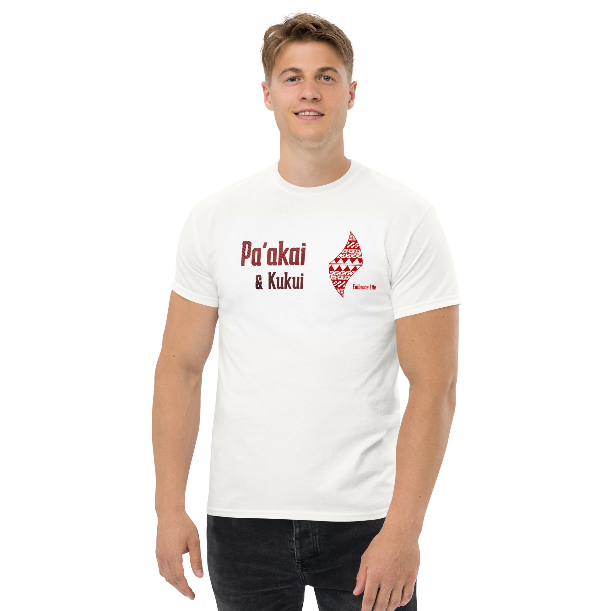 Pa'akai & Kukui Red Logo Tee T-shirt Pa'akai & Kukui S
