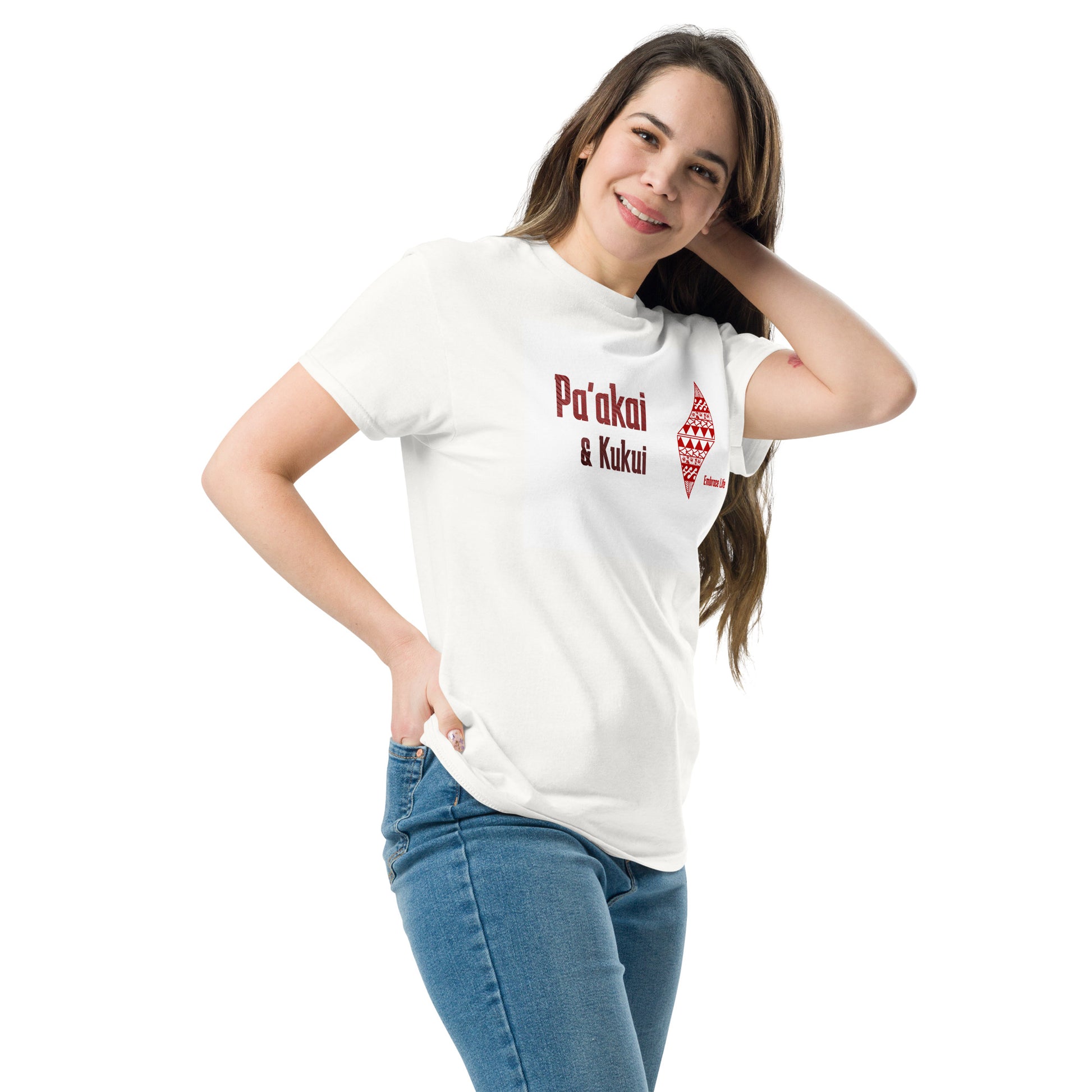 Pa'akai & Kukui Red Logo Tee T-shirt Pa'akai & Kukui