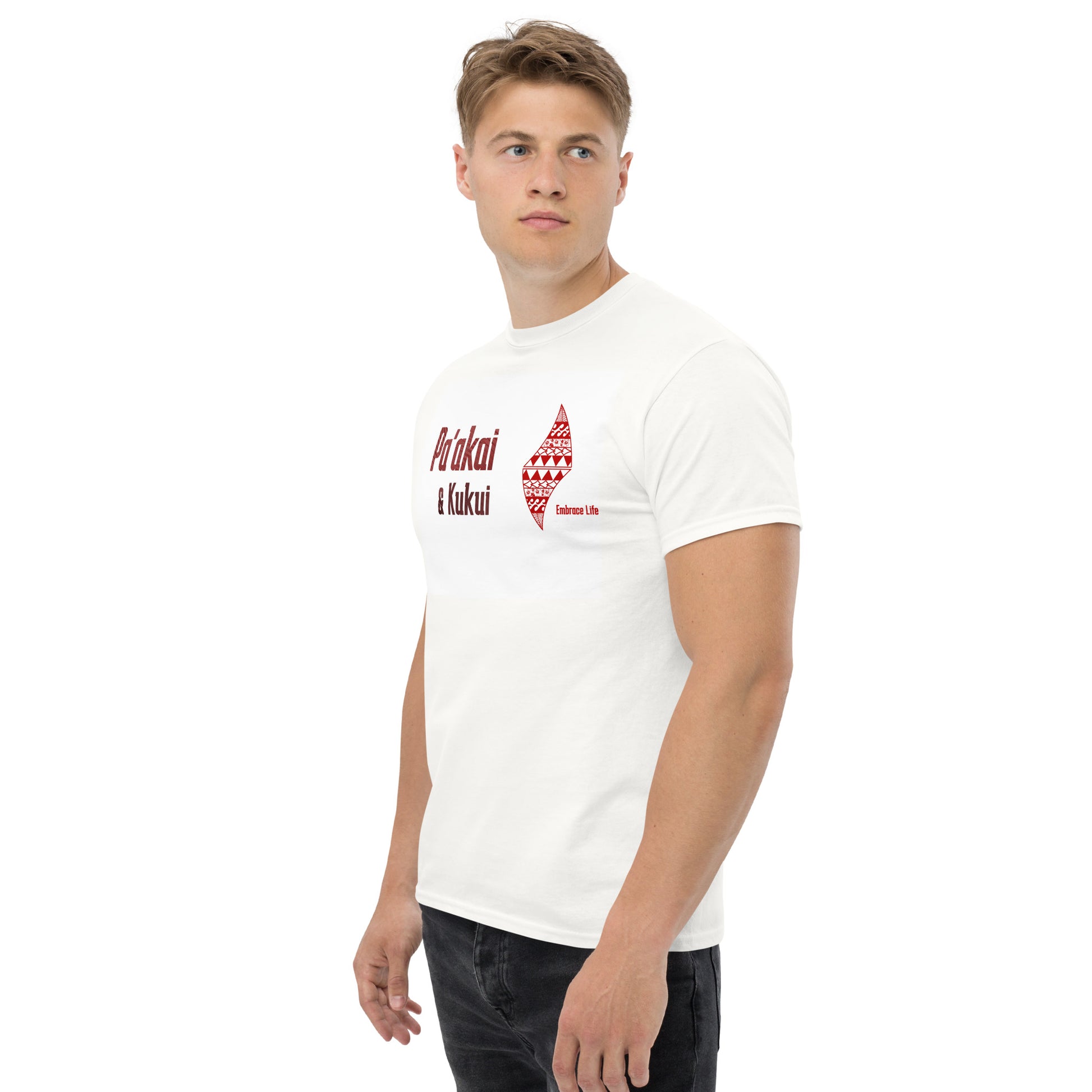 Pa'akai & Kukui Red Logo Tee T-shirt Pa'akai & Kukui