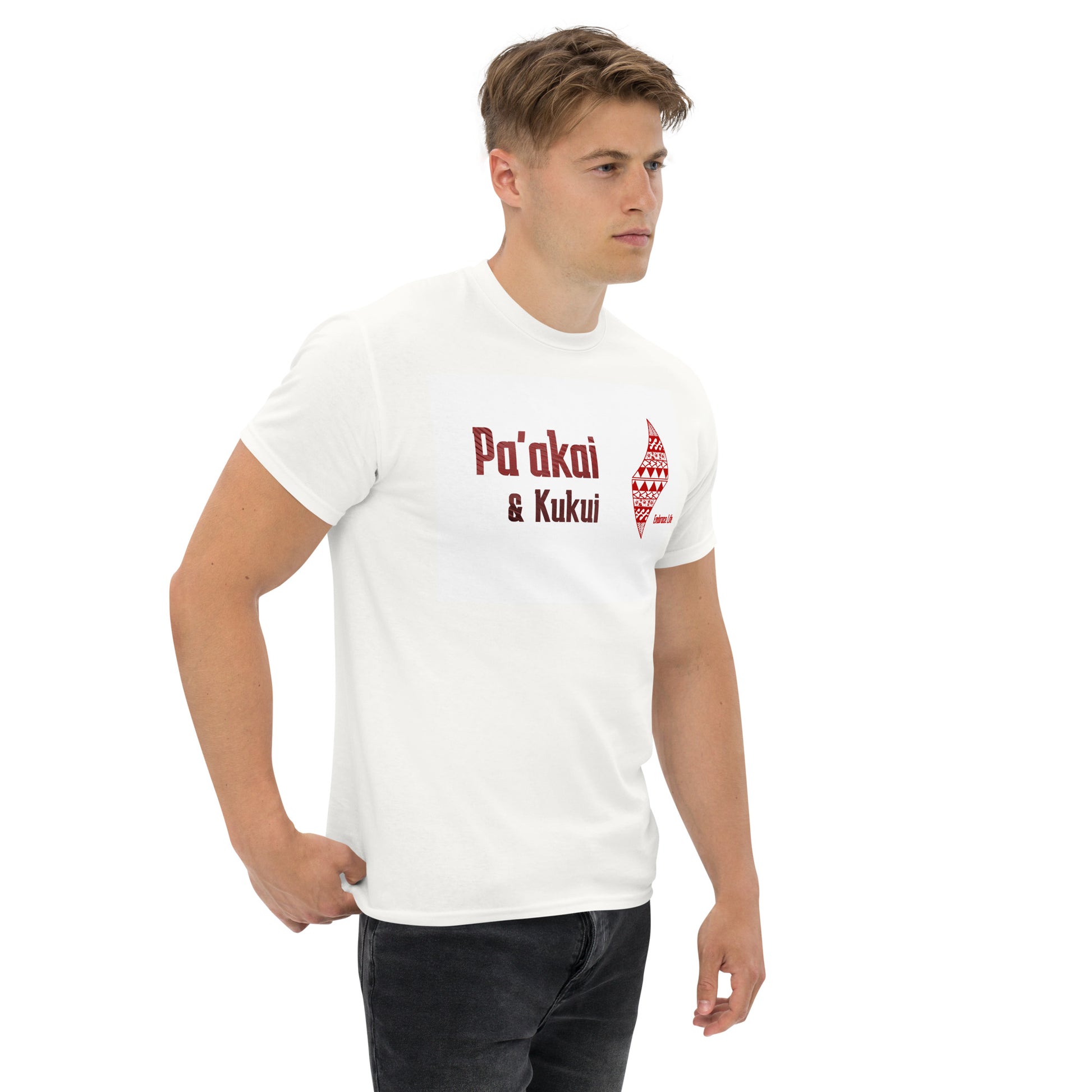 Pa'akai & Kukui Red Logo Tee T-shirt Pa'akai & Kukui