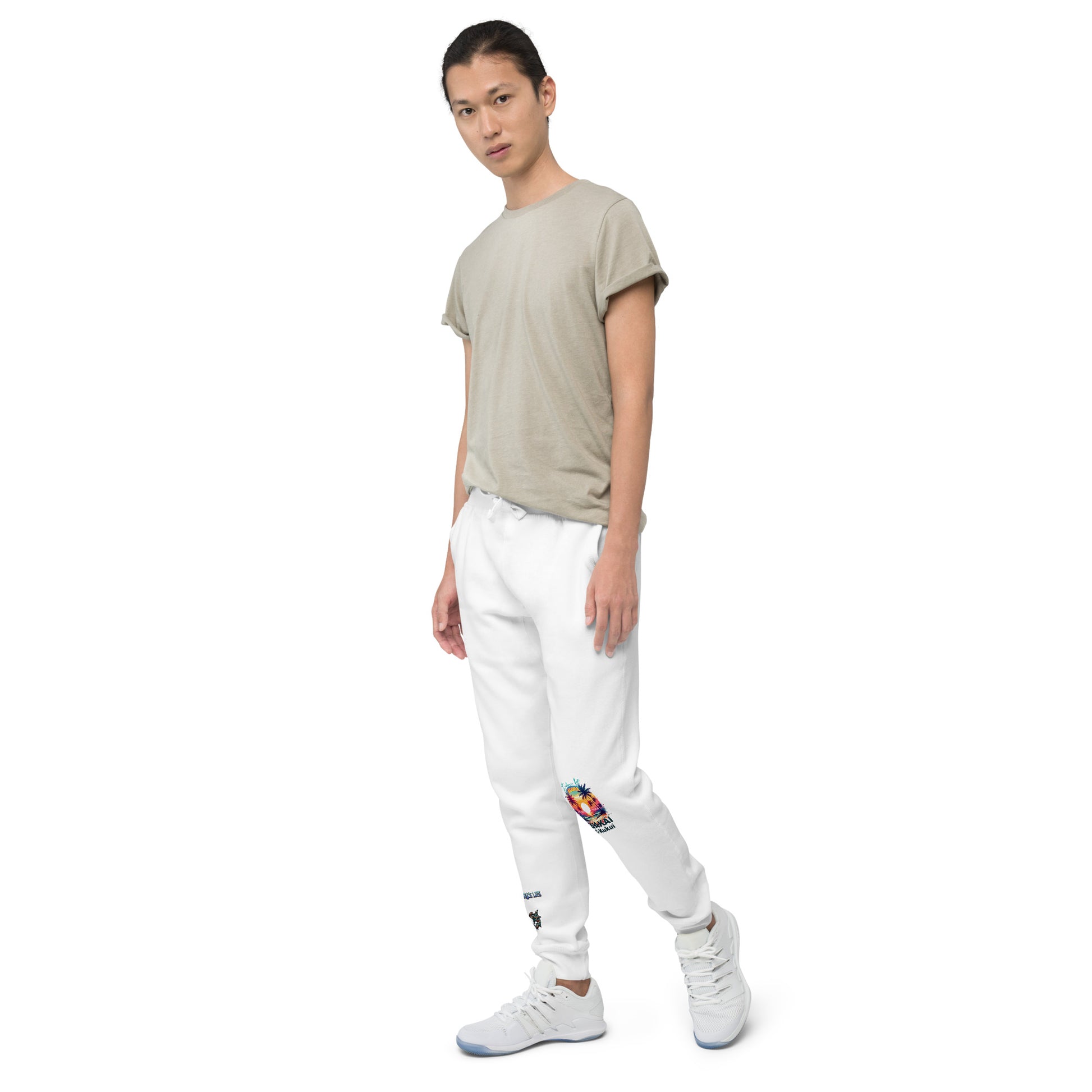 Aloha Style Unisex fleece sweatpants Sweat Pants Pa'akai & Kukui