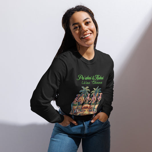 Pa'akai & Kukui Lū'au 'Ohana - Garment-dyed heavyweight long-sleeve shirt