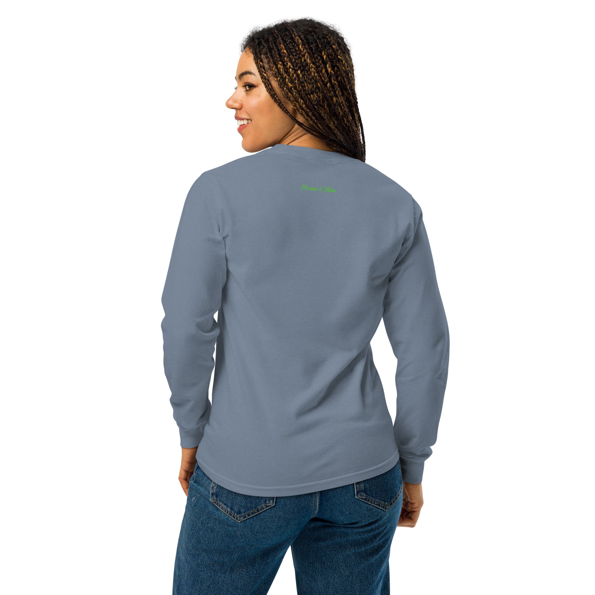 Pa'akai & Kukui Lū'au 'Ohana - Garment-dyed heavyweight long-sleeve shirt Long Sleeve T-shirt Pa'akai & Kukui