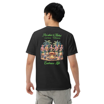 Pa'akai & Kukui Lū'au 'Ohana-  garment-dyed heavyweight t-shirt