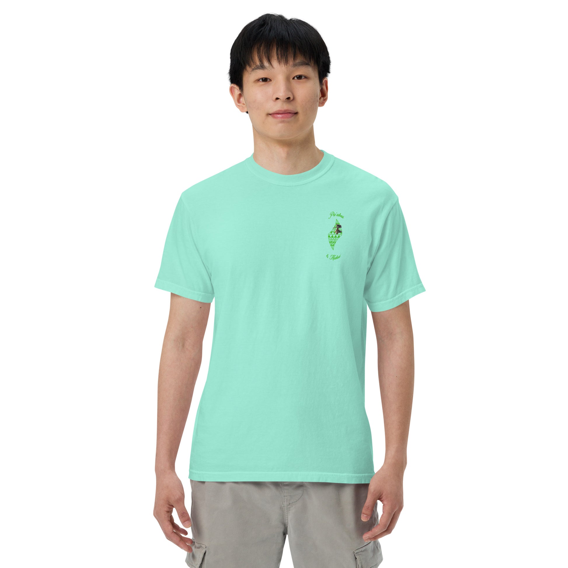Pa'akai & Kukui Lū'au 'Ohana- garment-dyed heavyweight t-shirt T-shirt Pa'akai & Kukui