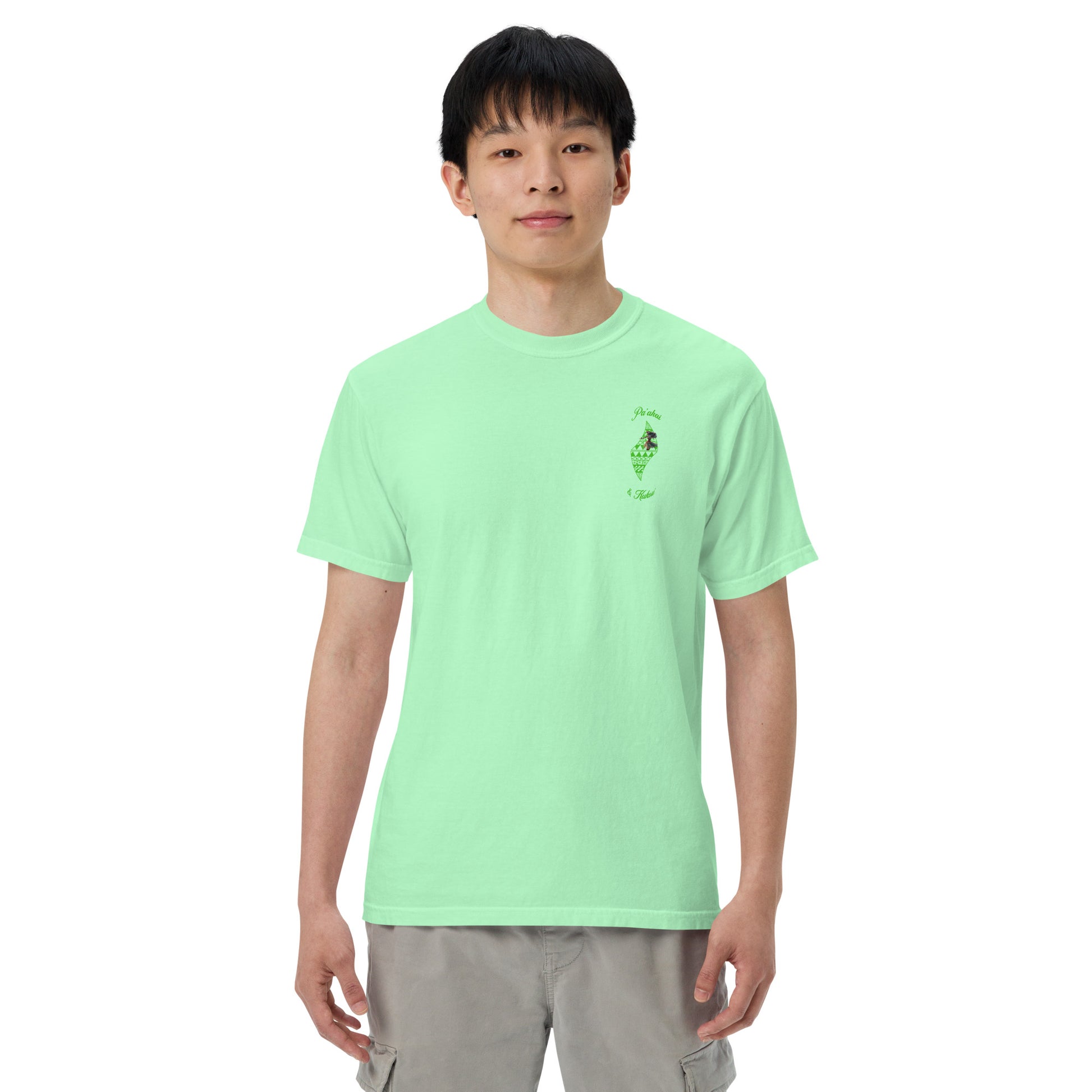 Pa'akai & Kukui Lū'au 'Ohana- garment-dyed heavyweight t-shirt T-shirt Pa'akai & Kukui
