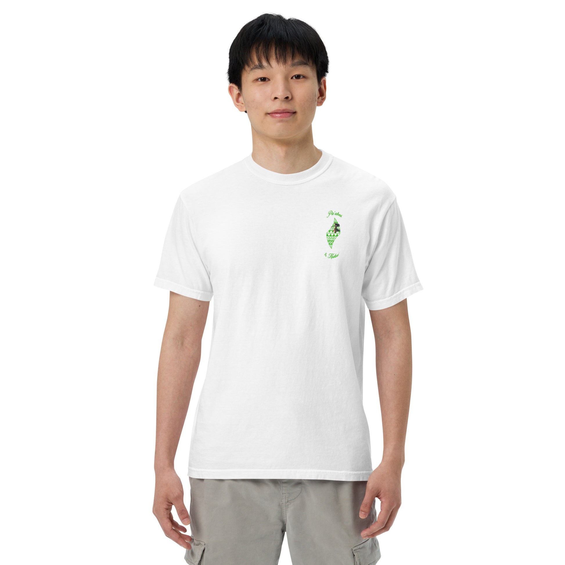 Pa'akai & Kukui Lū'au 'Ohana- garment-dyed heavyweight t-shirt T-shirt Pa'akai & Kukui