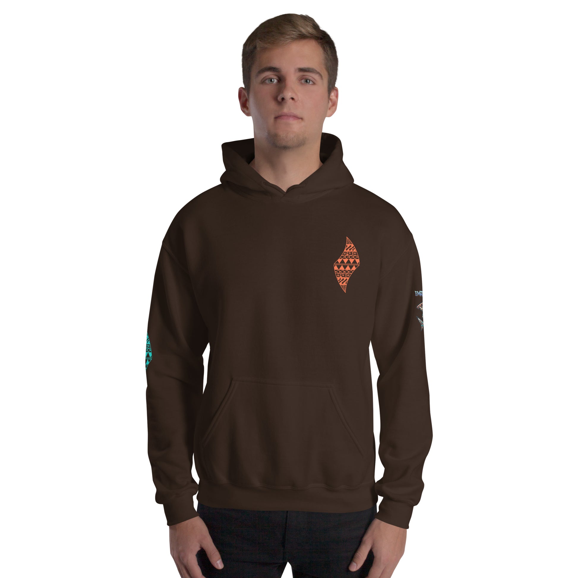 Tribal Sea Turtle Hoodie Pullover Hoodie Pa'akai & Kukui