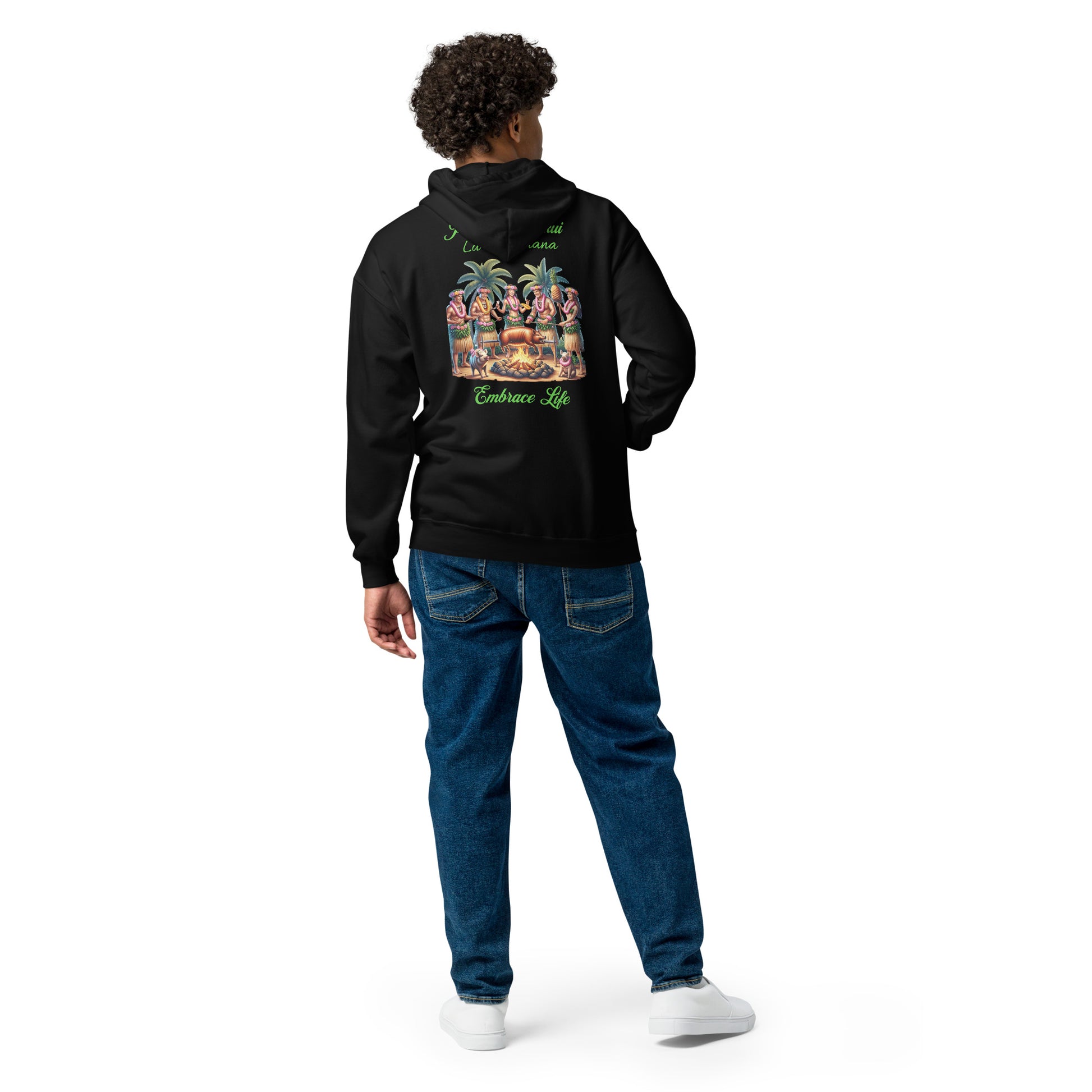 Pa'akai & Kukui Lū'au 'Ohana - heavy blend zip hoodie Zip Up Hoodie Pa'akai & Kukui