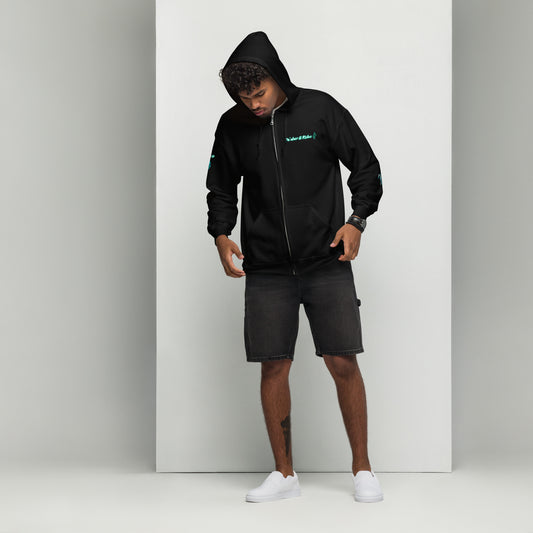 Hawaiian Surfer Chic Unisex heavy blend zip hoodie
