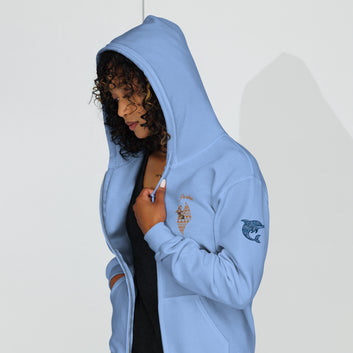 Aloha Vibes heavy blend zip hoodie - Womens