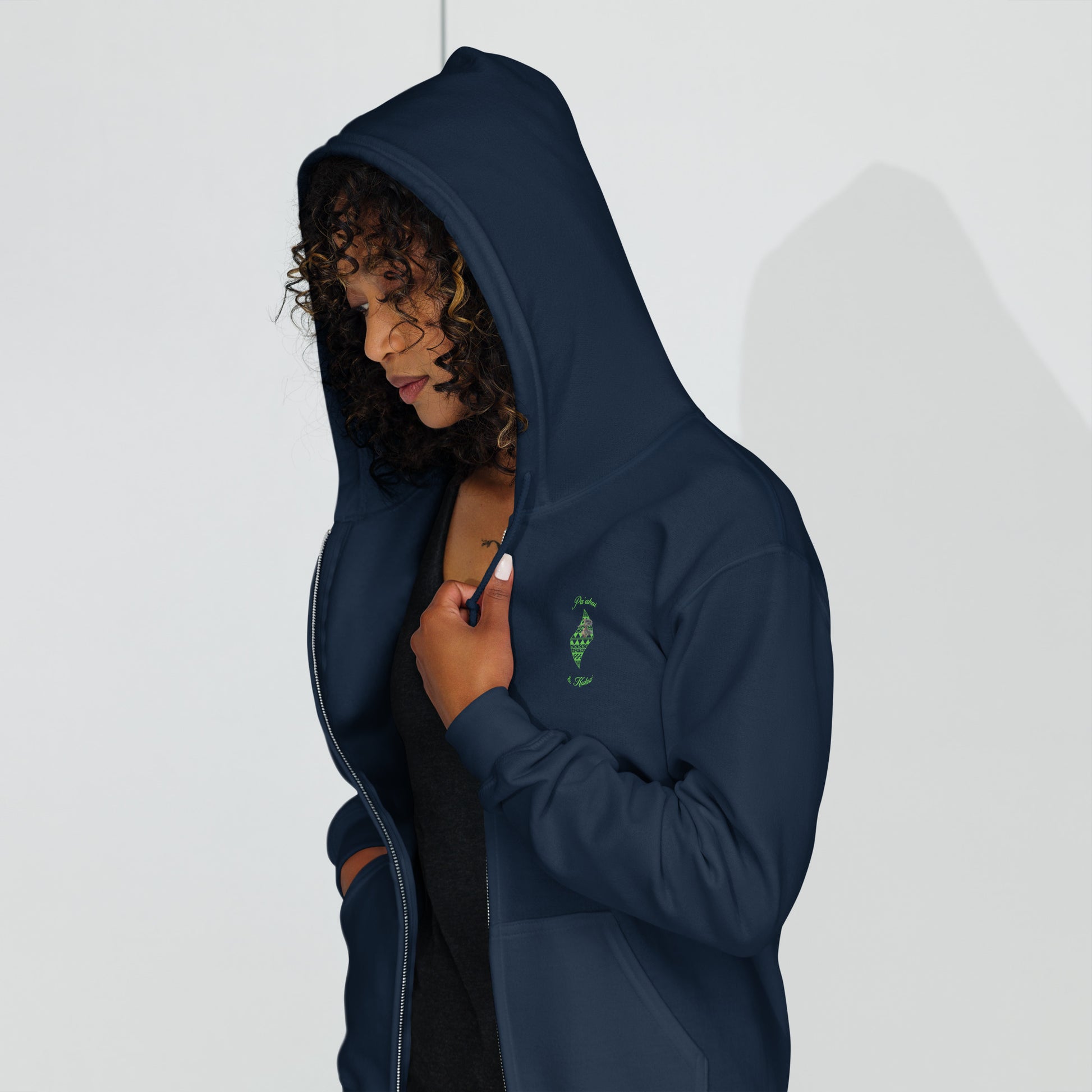 Pa'akai & Kukui Lū'au 'Ohana - heavy blend zip hoodie Zip Up Hoodie Pa'akai & Kukui