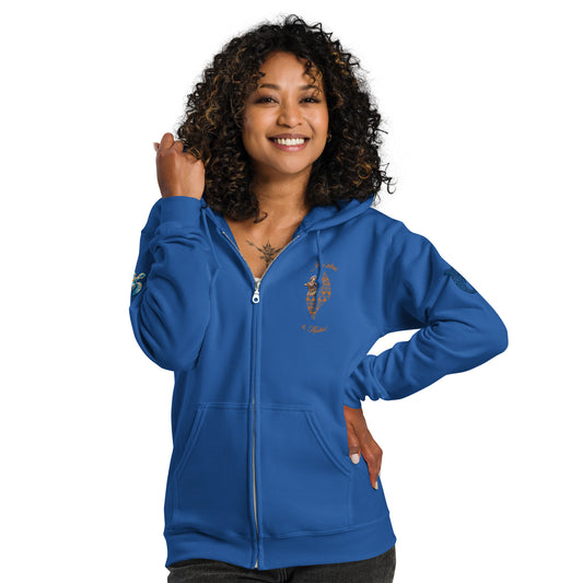 Aloha Vibes heavy blend zip hoodie - Womens