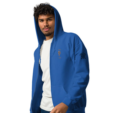 Aloha Spirit heavy blend zip hoodie Pullover Hoodie Pa'akai & Kukui Royal S
