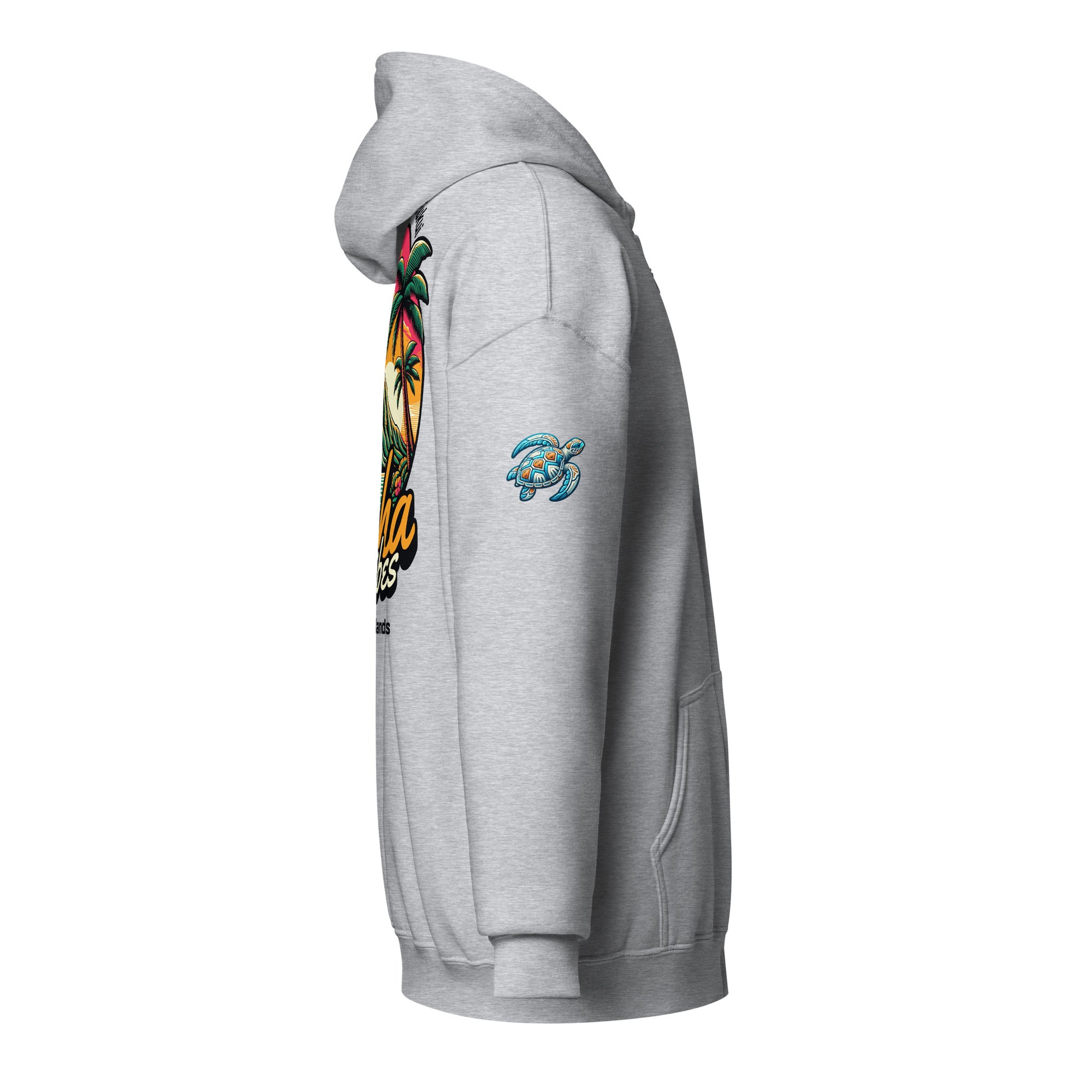 Aloha Vibes heavy blend zip hoodie - Womens Zip Up Hoodie Pa'akai & Kukui