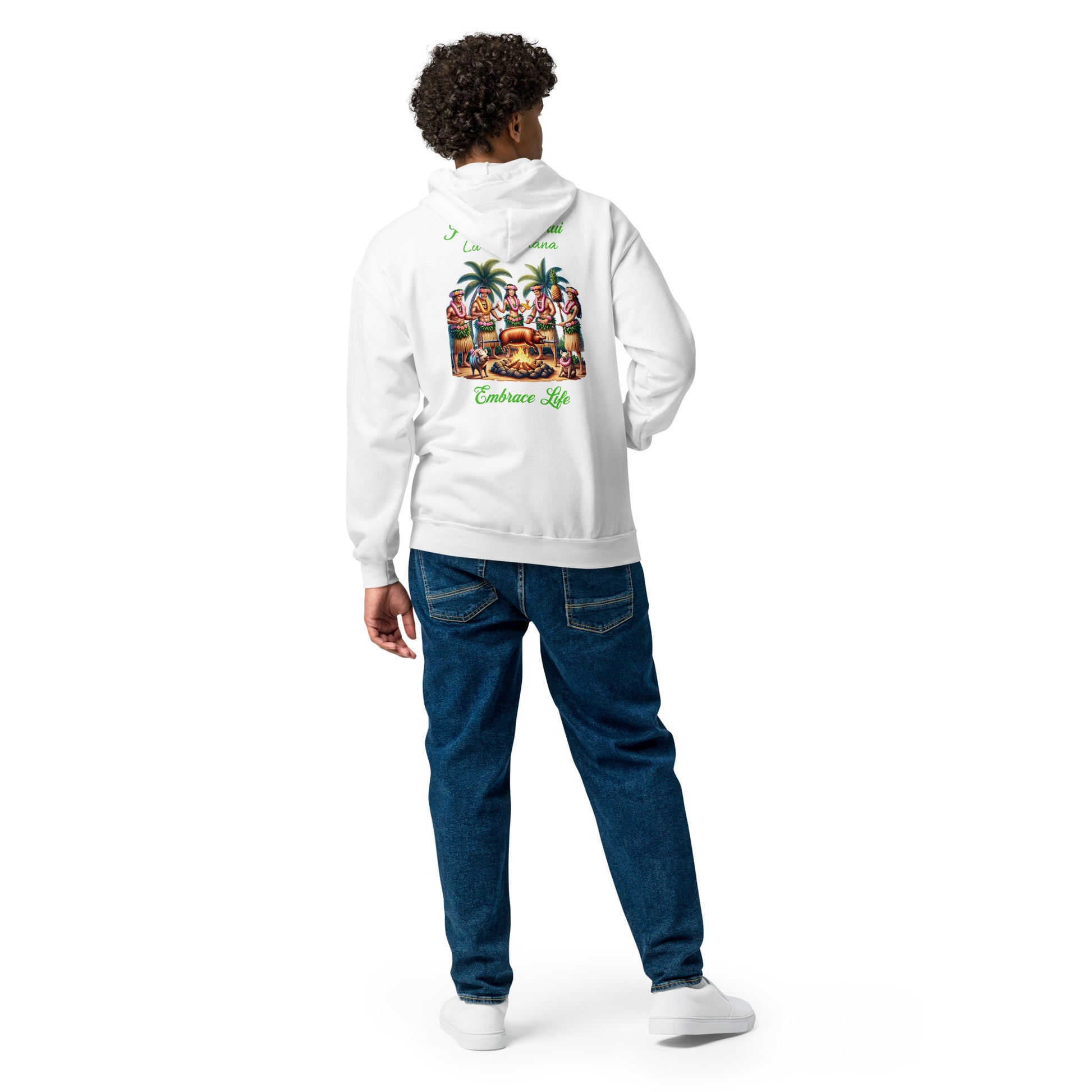 Pa'akai & Kukui Lū'au 'Ohana - heavy blend zip hoodie Zip Up Hoodie Pa'akai & Kukui