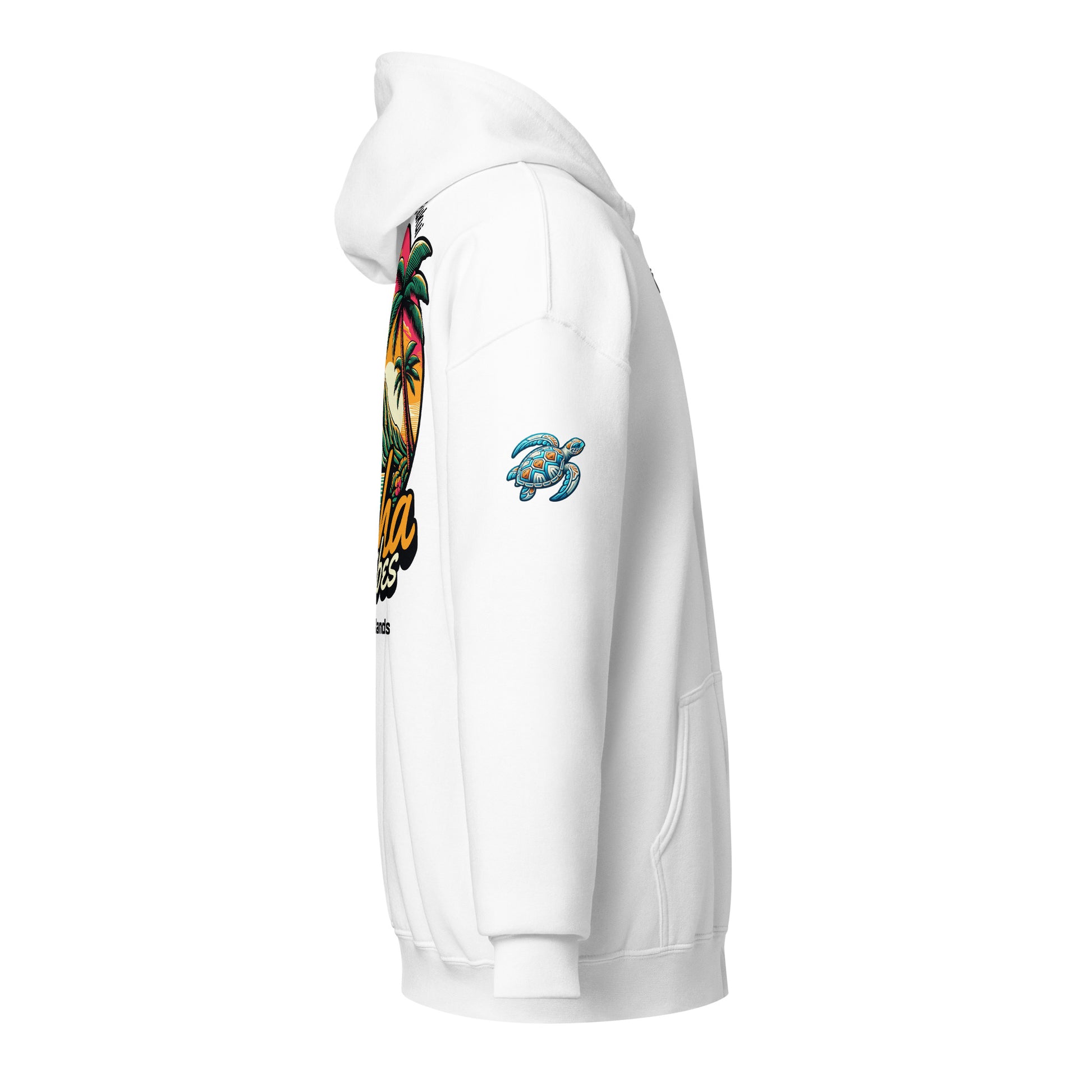 Aloha Vibes heavy blend zip hoodie - Womens Zip Up Hoodie Pa'akai & Kukui