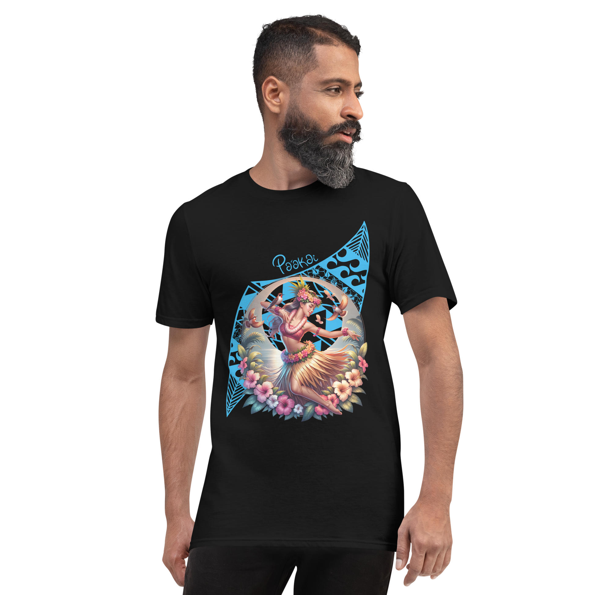 Hula girl vibes... OG Design T-shirt Pa'akai & Kukui Black S