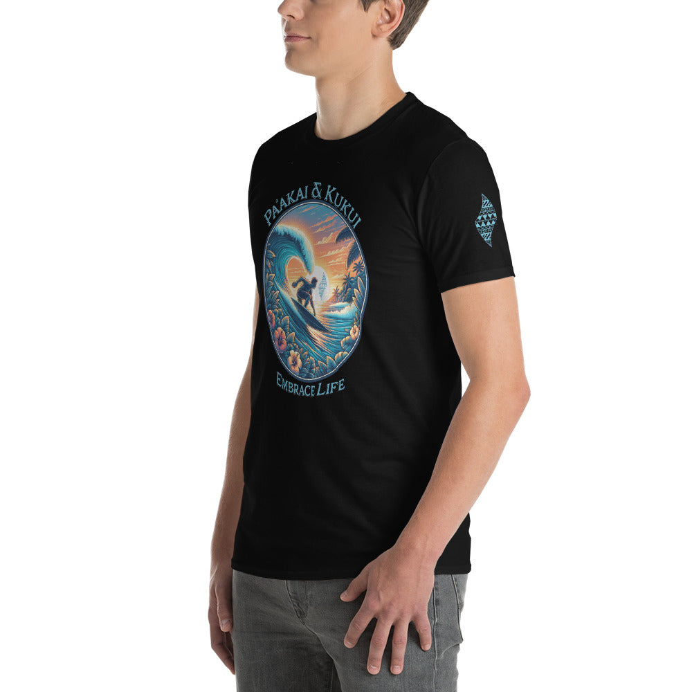 Honua nalu T-Shirt T-shirt Pa'akai & Kukui