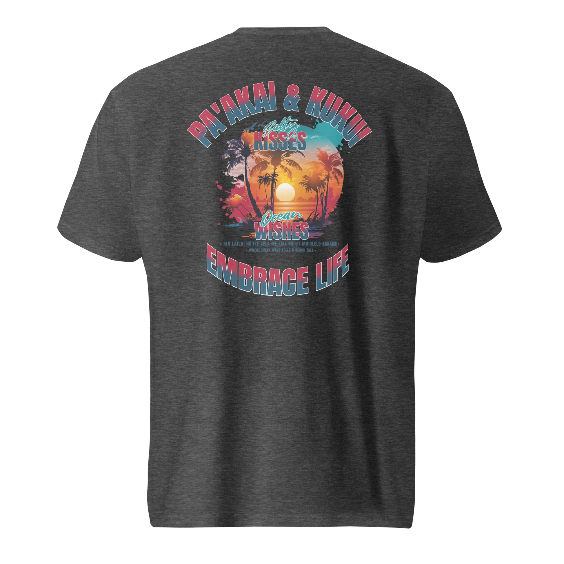 Nā makemake o ke kai T-Shirt T-shirt Pa'akai & Kukui