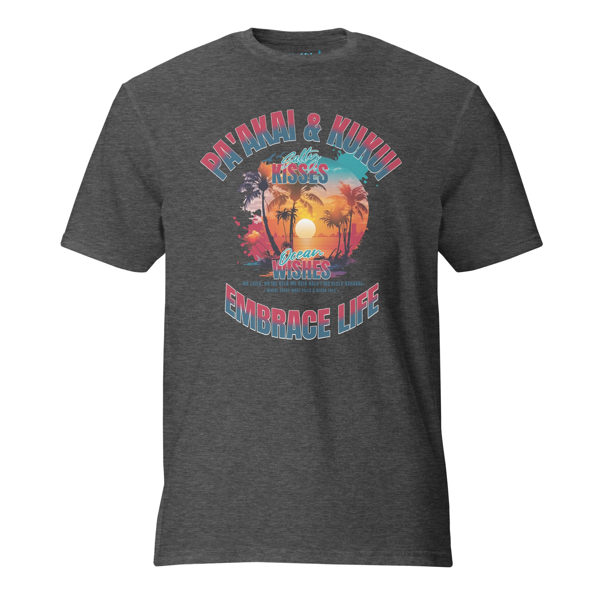Nā makemake o ke kai T-Shirt T-shirt Pa'akai & Kukui