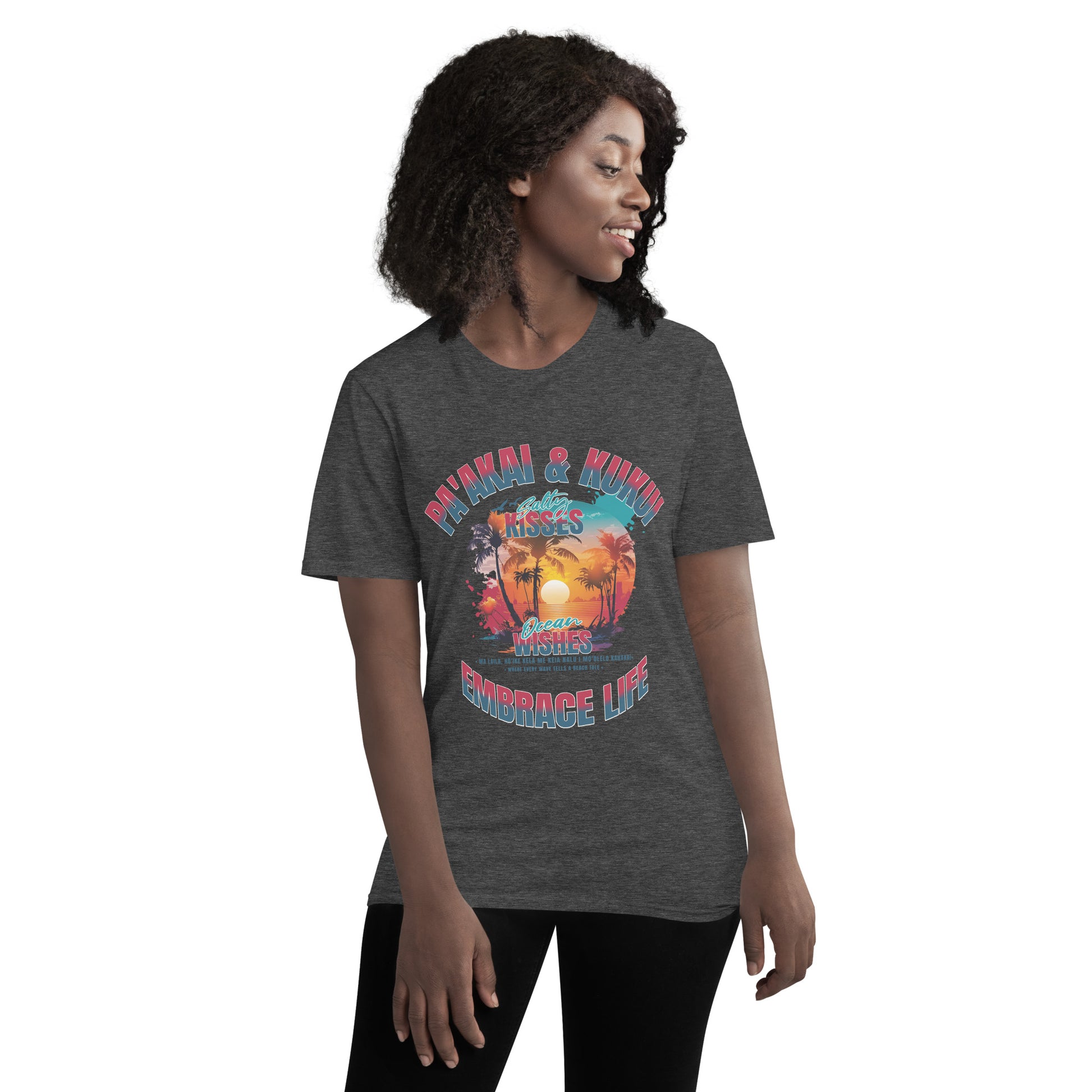 Nā makemake o ke kai T-Shirt T-shirt Pa'akai & Kukui