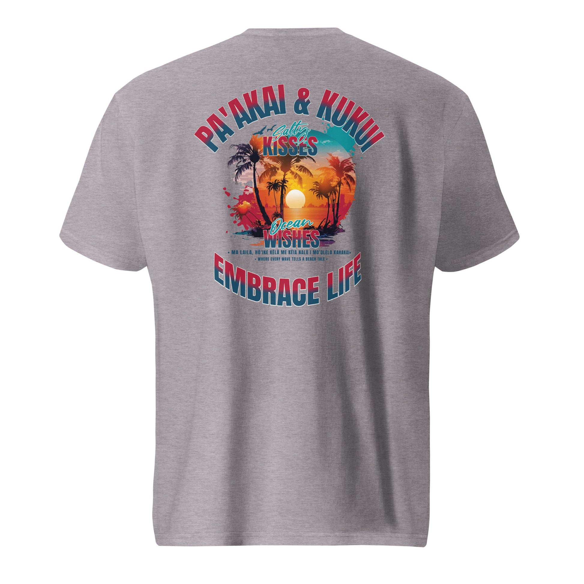 Nā makemake o ke kai T-Shirt T-shirt Pa'akai & Kukui