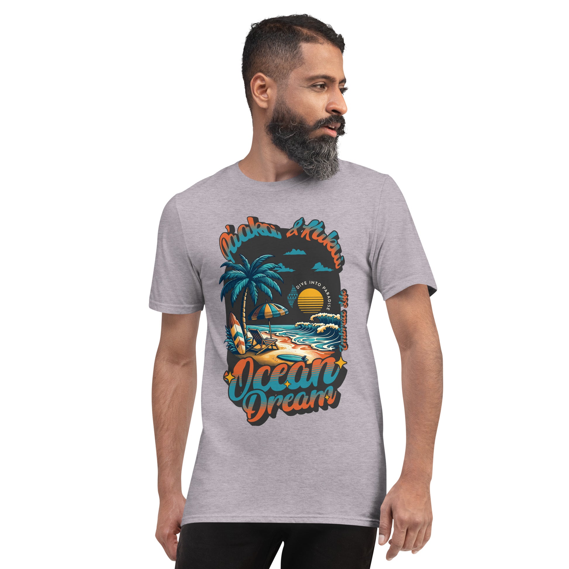 Moemoeā Kai T-Shirt T-shirt Pa'akai & Kukui Grey S