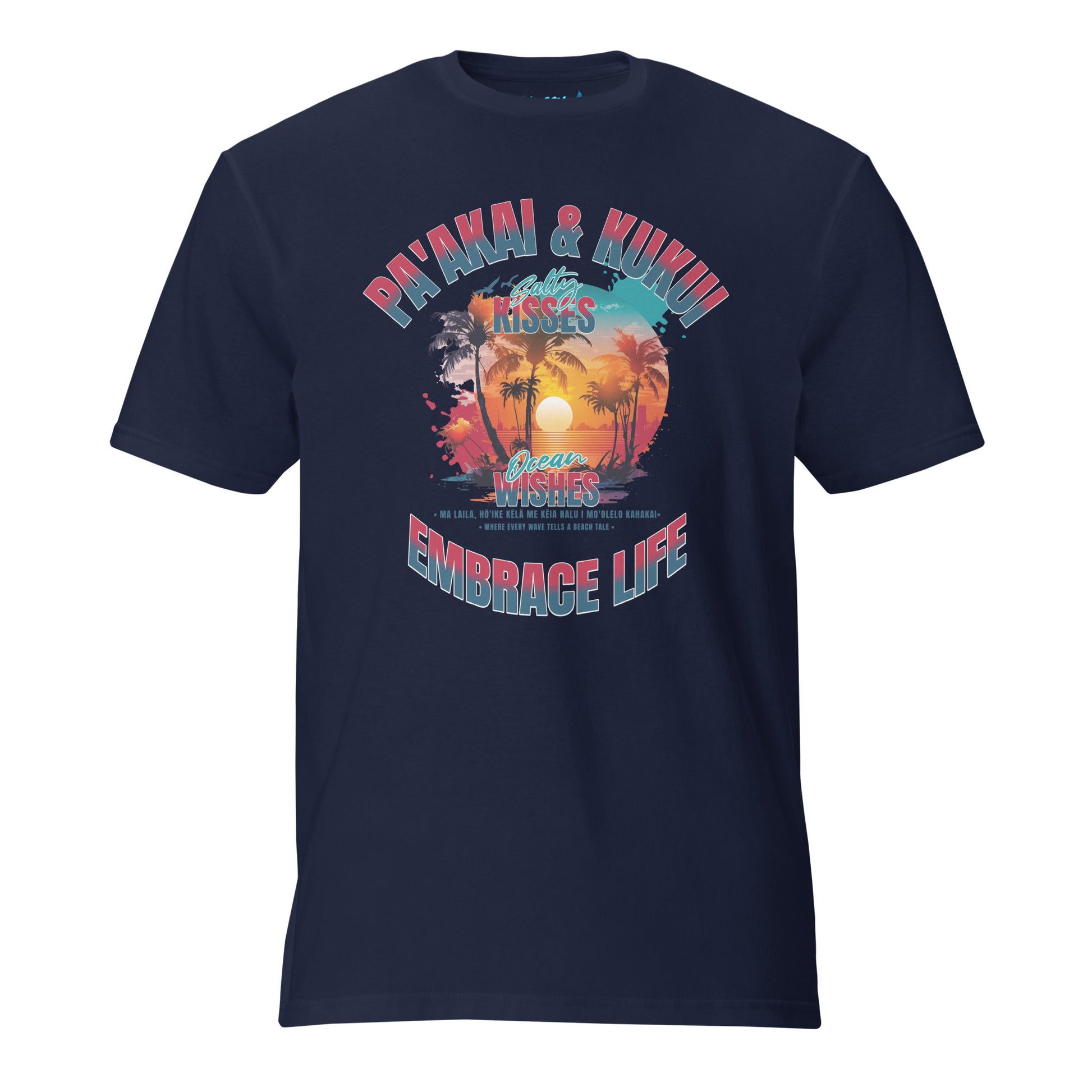 Nā makemake o ke kai T-Shirt T-shirt Pa'akai & Kukui