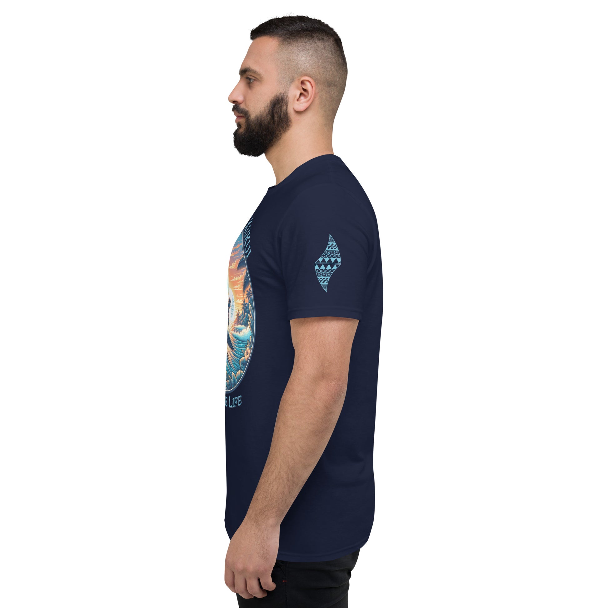 Honua nalu T-Shirt T-shirt Pa'akai & Kukui