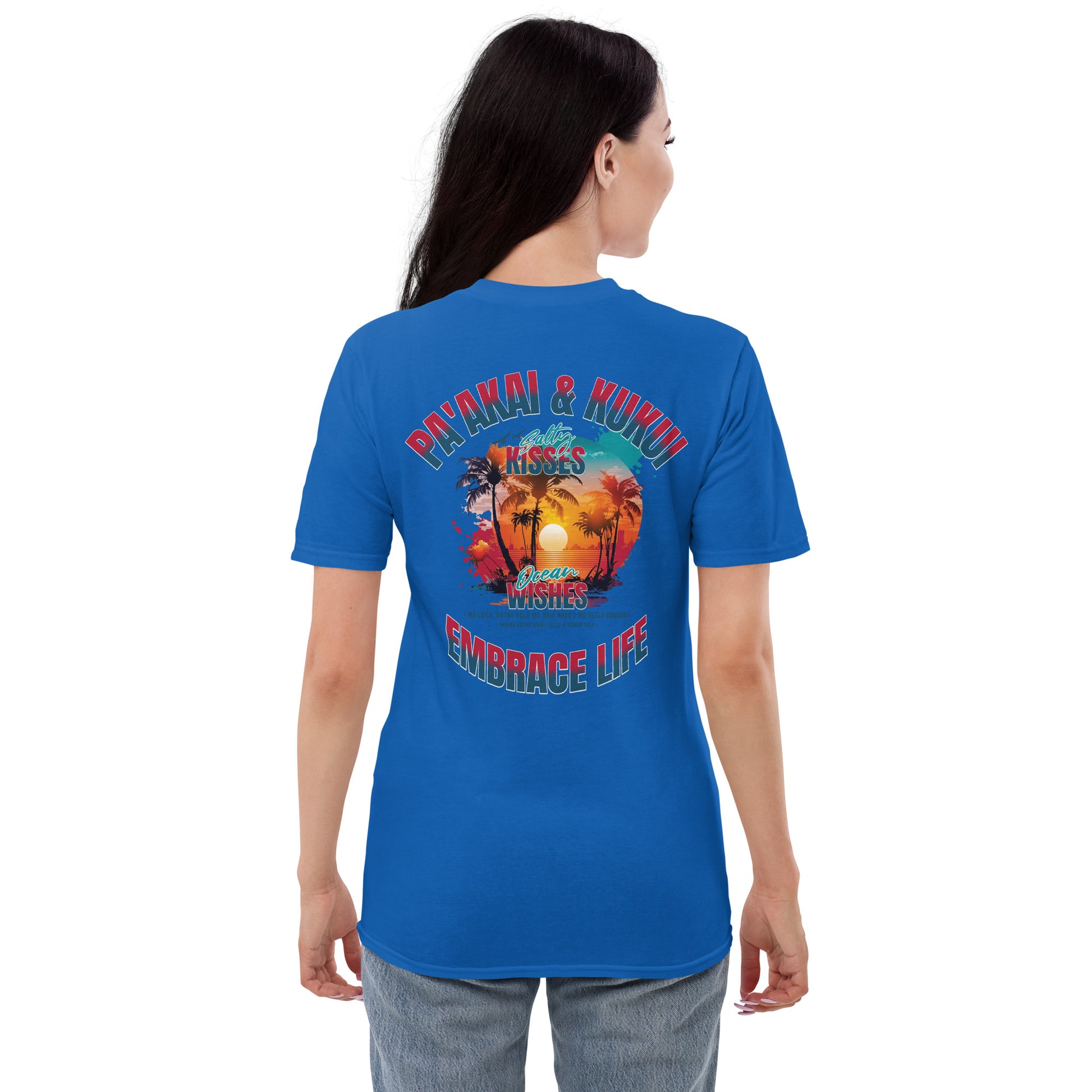 Nā makemake o ke kai T-Shirt T-shirt Pa'akai & Kukui