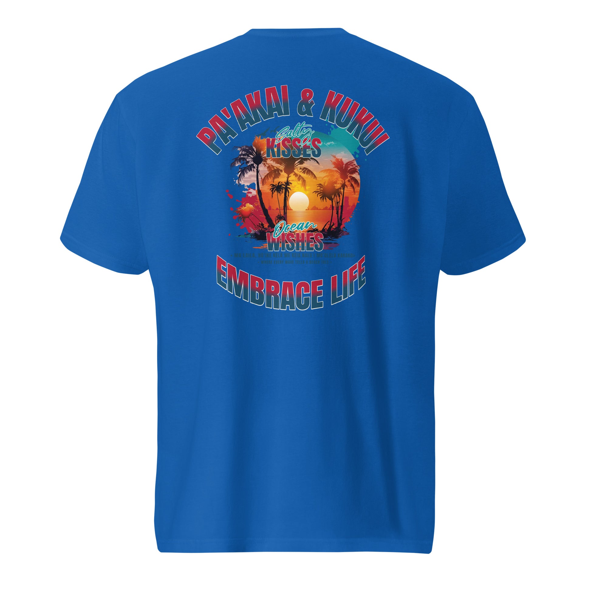 Nā makemake o ke kai T-Shirt T-shirt Pa'akai & Kukui