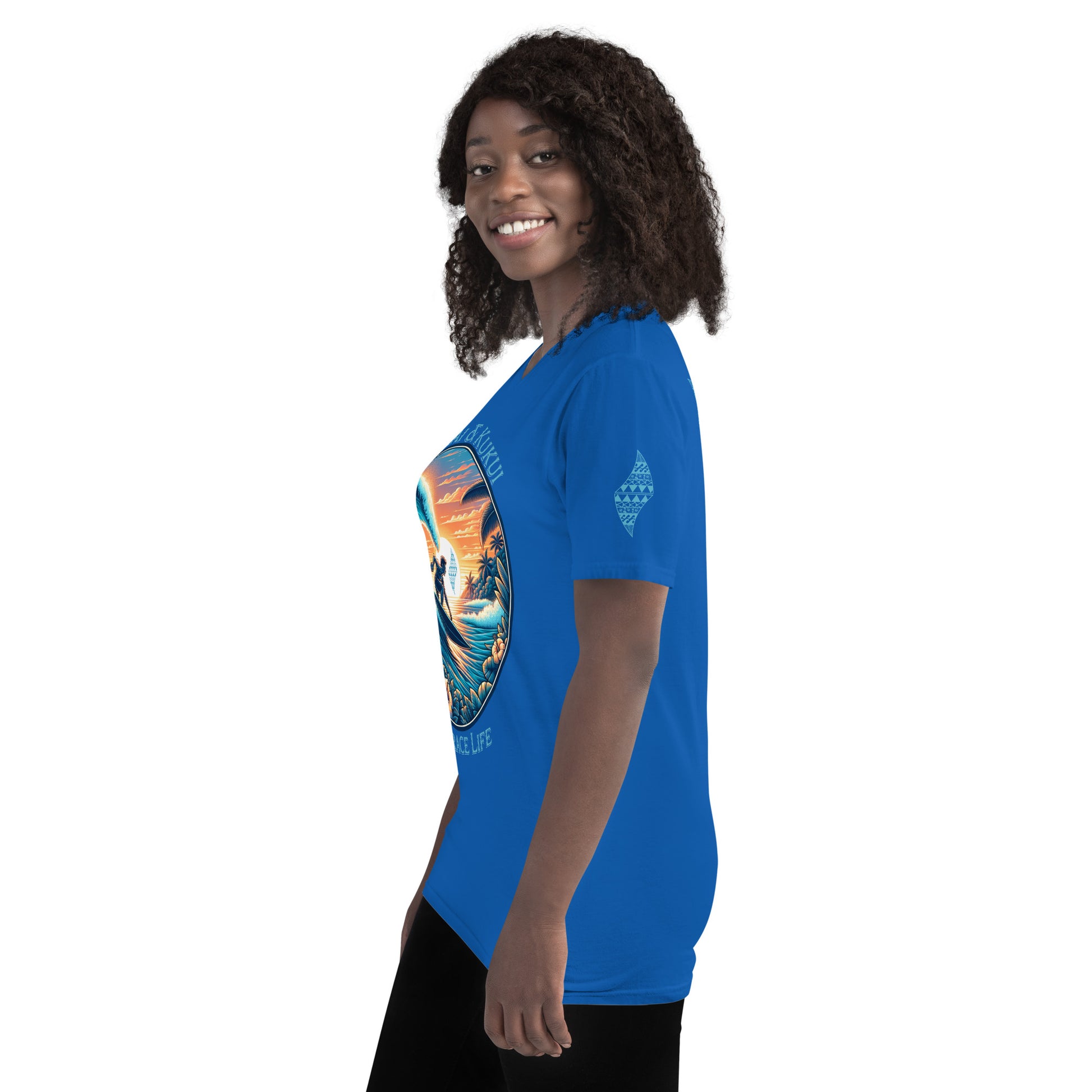 Honua nalu T-Shirt T-shirt Pa'akai & Kukui