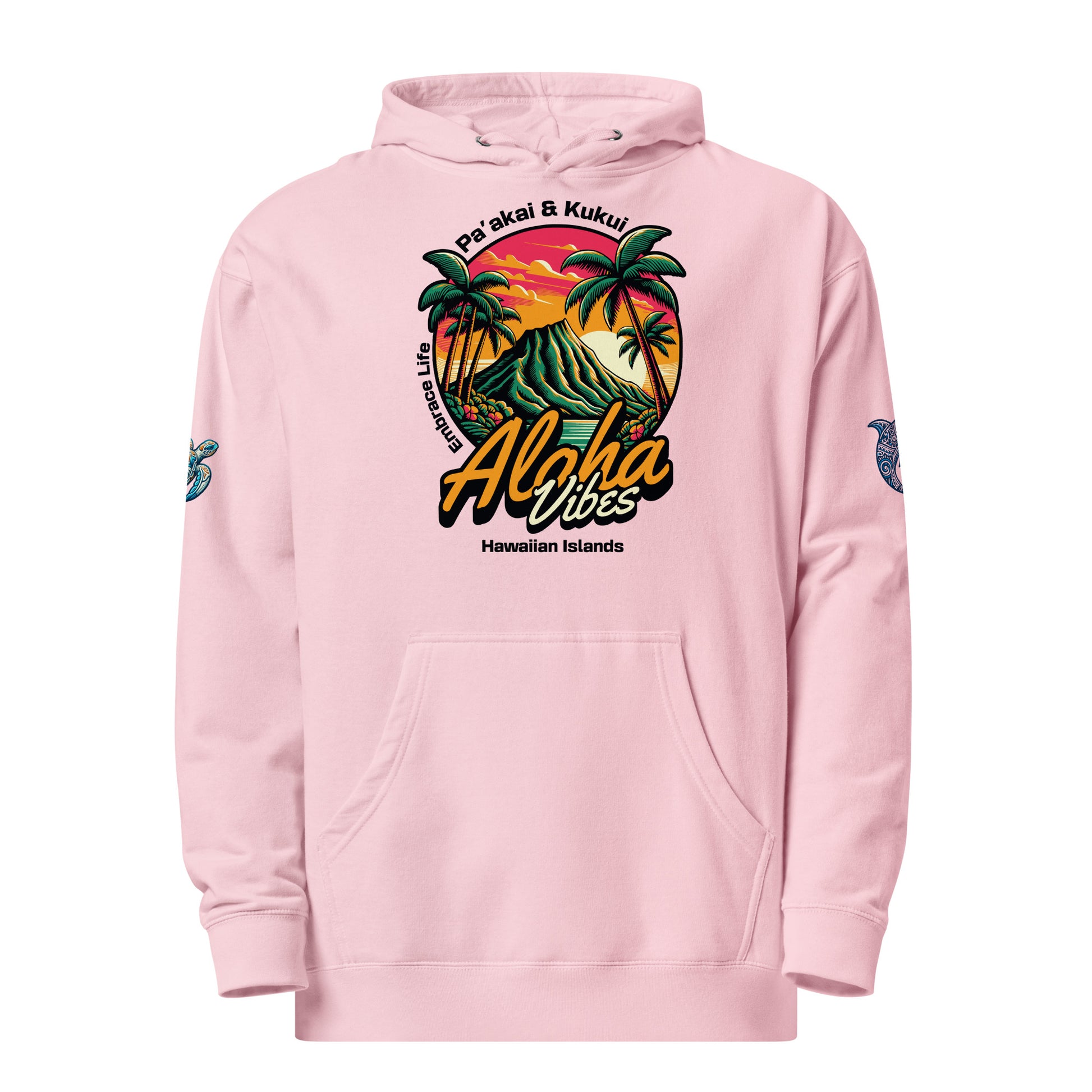 Aloha Vibes - Unisex midweight hoodie Pullover Hoodie Pa'akai & Kukui