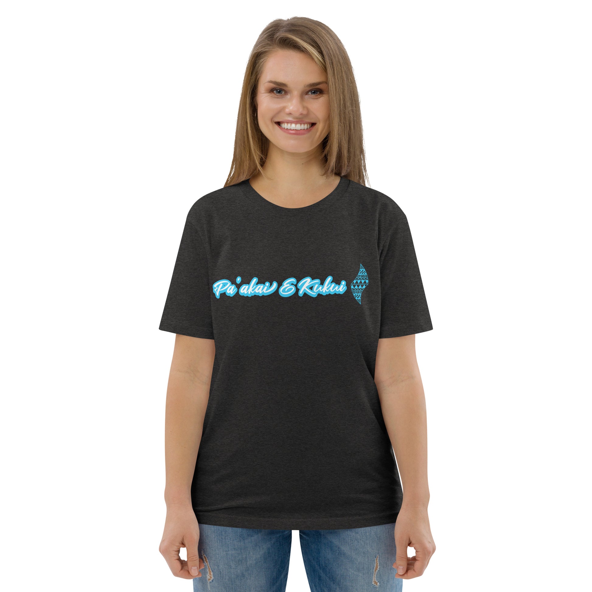 Embrace Life - Organic Cotton T-shirt T-shirt Pa'akai & Kukui Dark Heather Grey S