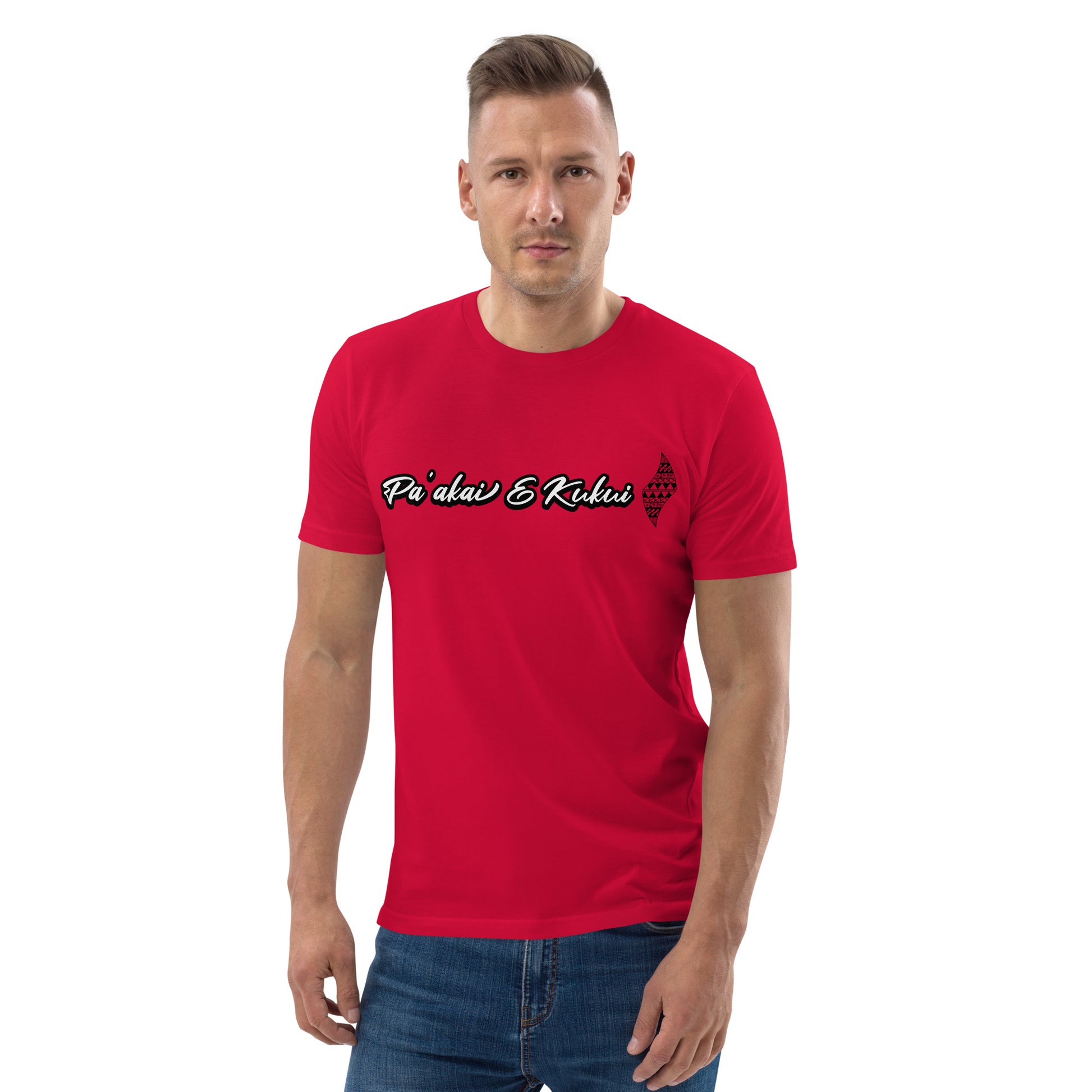Embrace Life Organic Cotton T-shirt T-shirt Pa'akai & Kukui Red S