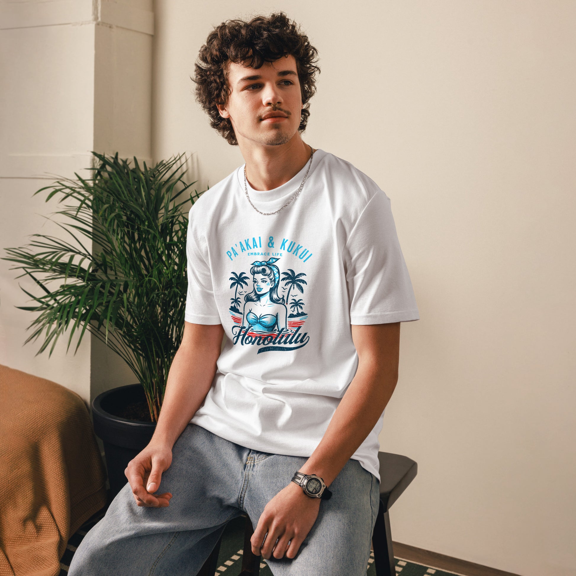 Honolulu Tee T-shirt Pa'akai & Kukui