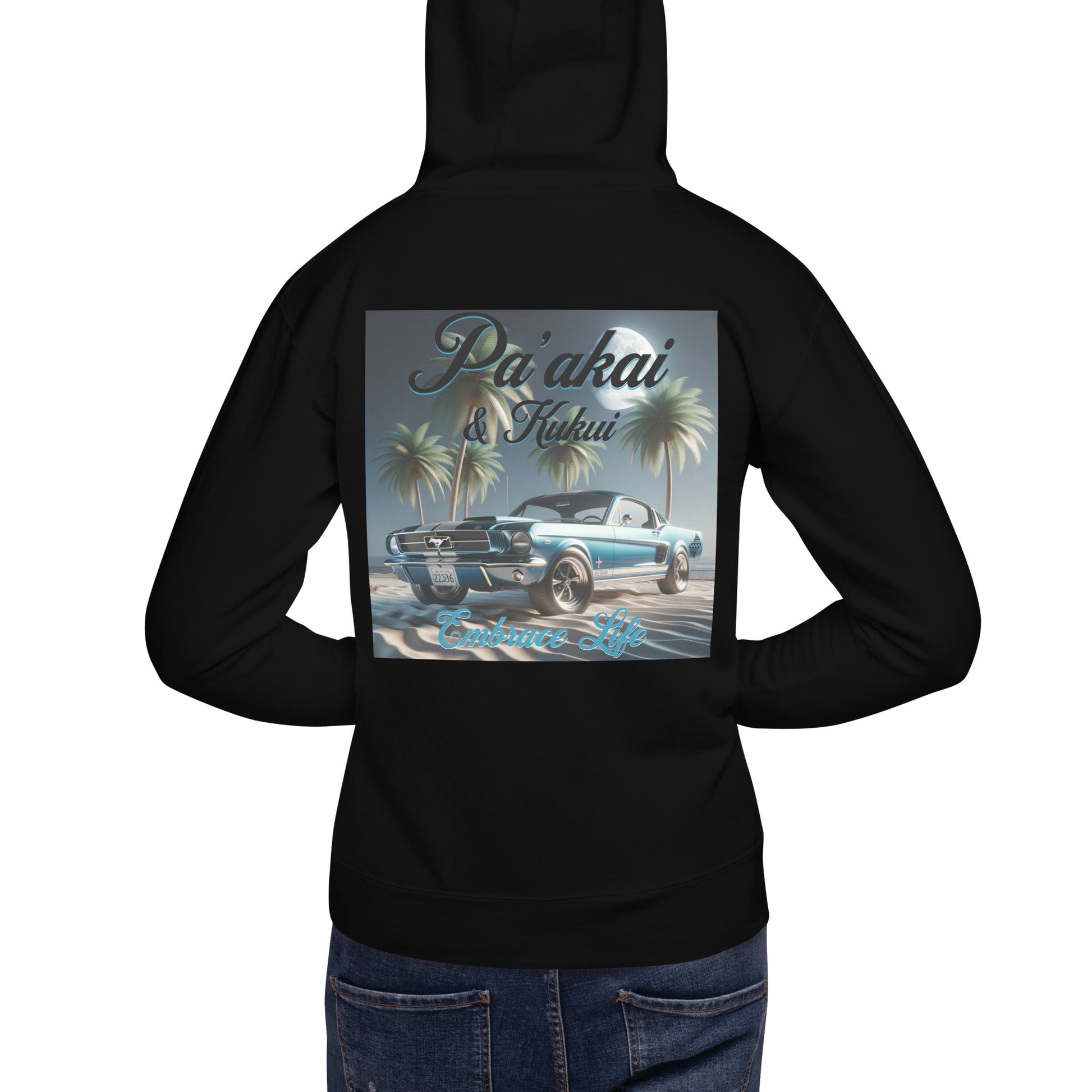 Mustang Hoodie Pullover Hoodie Pa'akai & Kukui